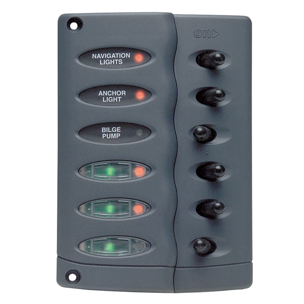 Bep Csp6 Csp6 F Water Proof Panel   6 Way W/ Fuse Holder