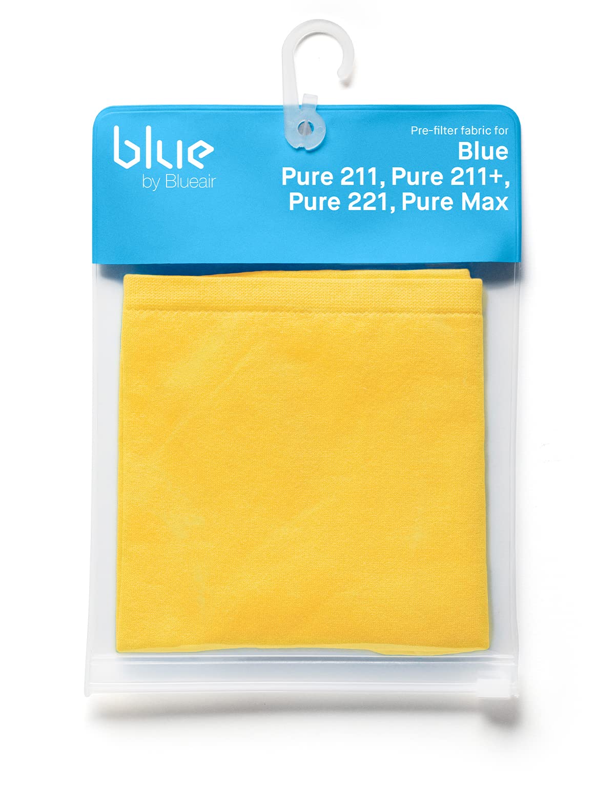 Blueair Blue Pure 211+ Yellow Pre Filter, Washable Fabric Traps Pollen, Pet Hair & Dust, Buff Yellow