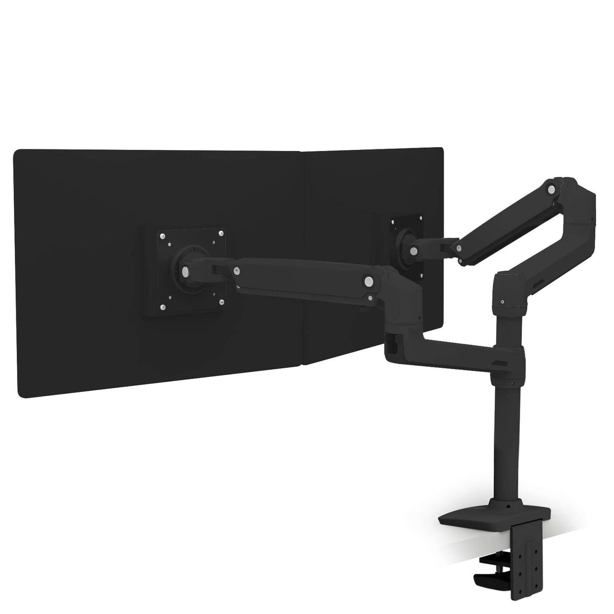 Ergotron � LX Vertical Stacking Dual Monitor Arm, VESA Desk Mount � for 2 Monitors Up to 24 Inches, 7 to 20 lbs Each � Matte Black