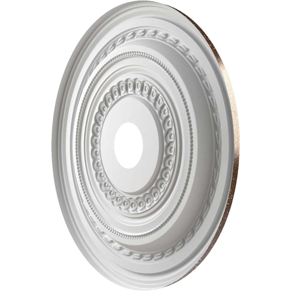 Ekena Millwork Cmp22Coamb Cole Thermoformed Pvc Ceiling Medallion (Fits Canopies Up To 6), 22Od X 3 1/2Id X 1P, Textured Metalli