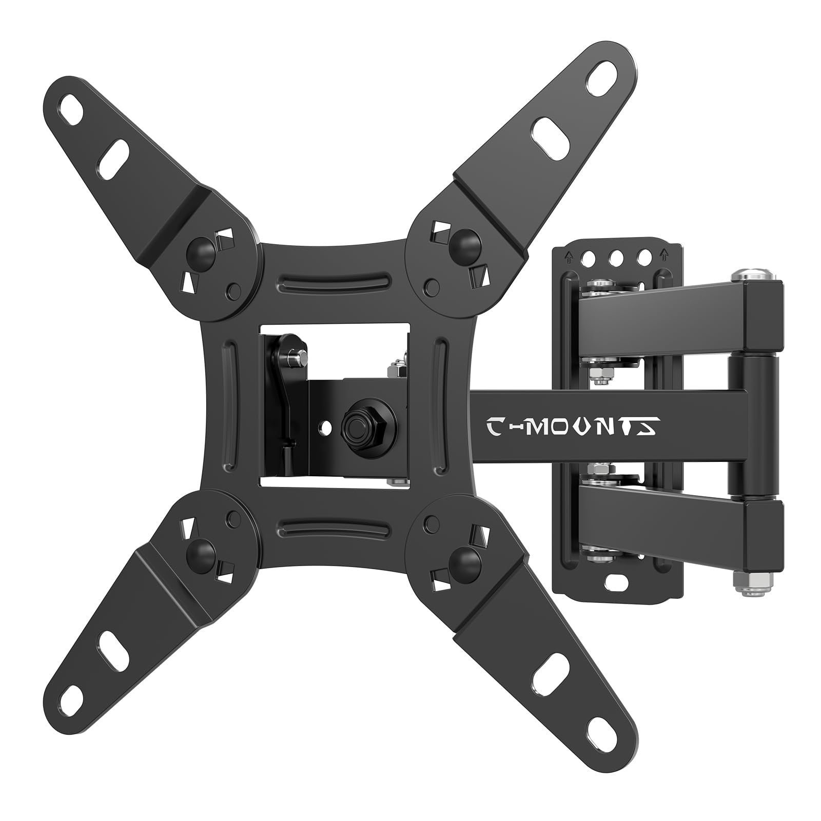 C Mounts Full Motion Tv Wall Mount With Swivel,Extension And Tilt For Most 13 42 Inch Led Lcd Flat Screen Tvs & Monitors, Holds 