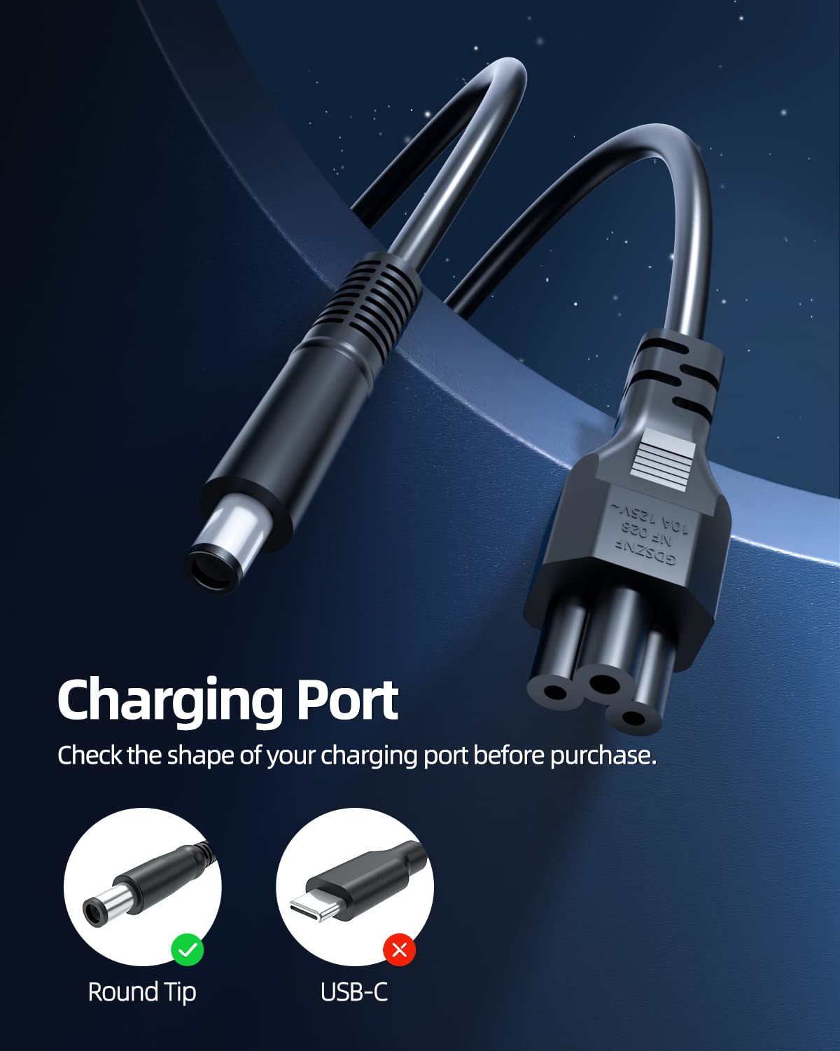 90W Ac Charger Fit For Dell Latitude 5501 5401 P98G P98G003 P80F P80F003 Laptop Power Supply Adapter Cord