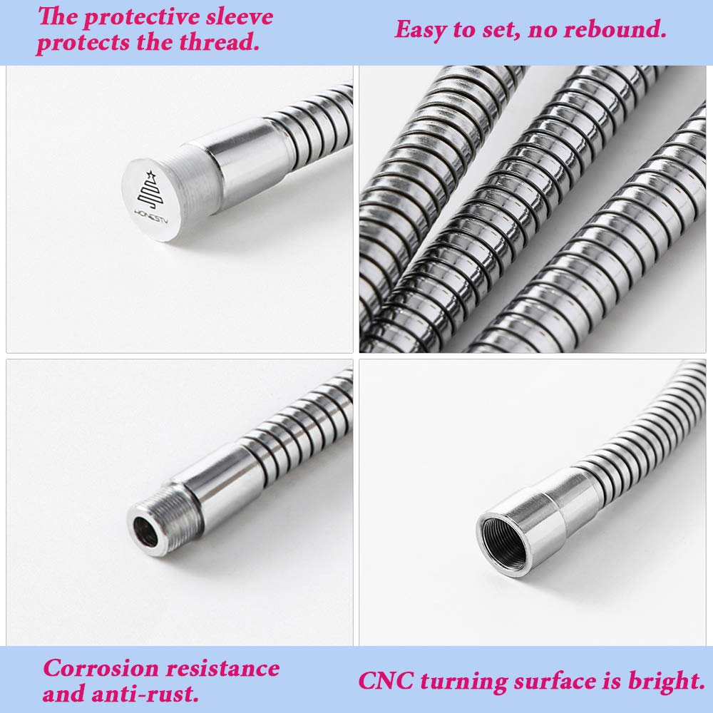 19'' Gooseneck For Microphone,Honsety Multifunction Diy Universal Metal Hose,Chrom