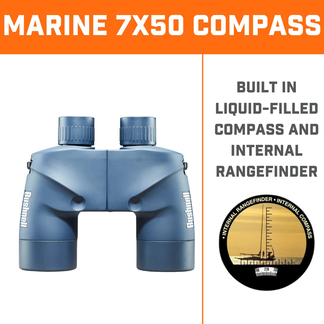 Binocular W/Compass, 7X50