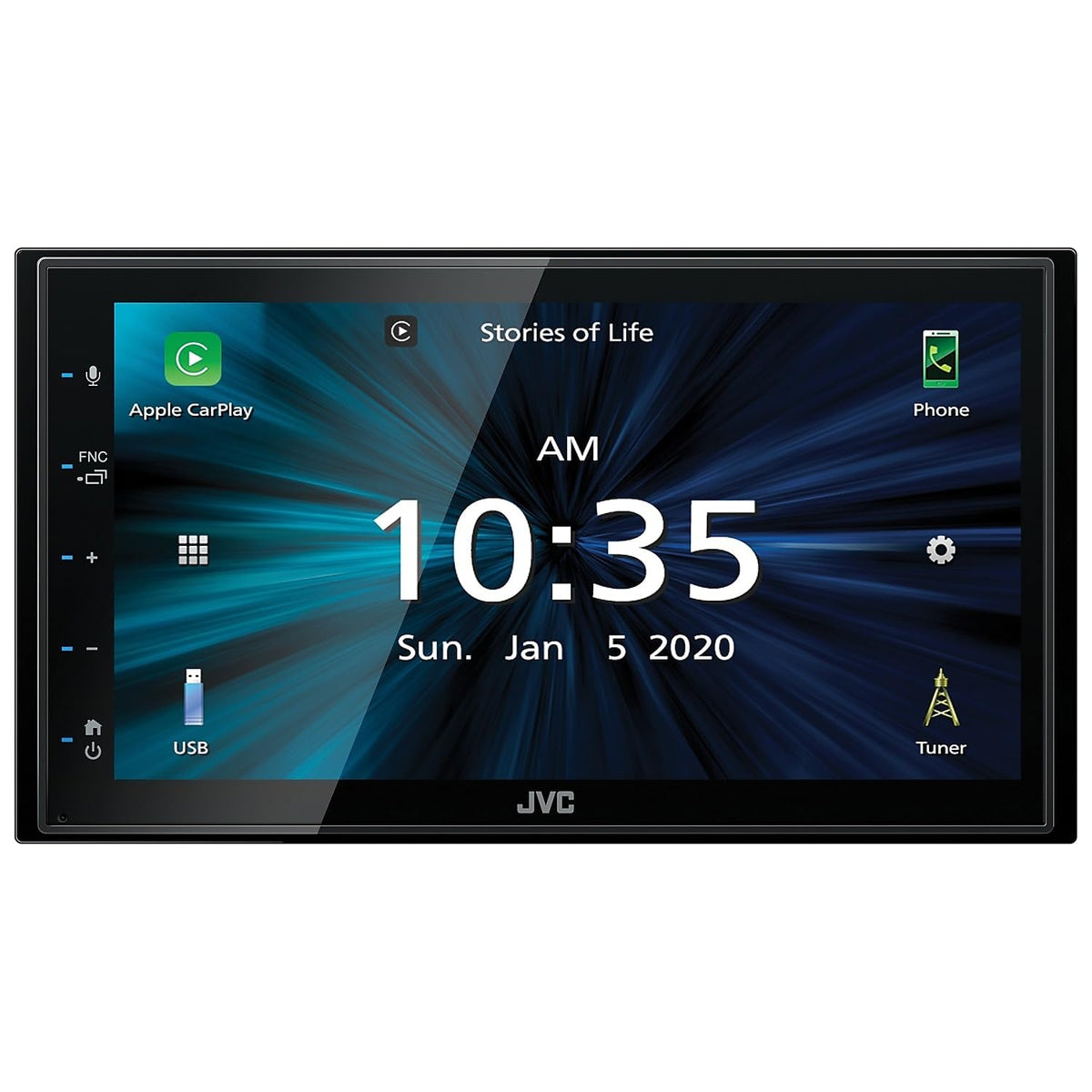 Jvc Kw M56Bt Apple Carplay Android Auto Multimedia Player W/ 6.8'' Capacitive Touchscreen, Bluetooth Audio And Hands Free Callin
