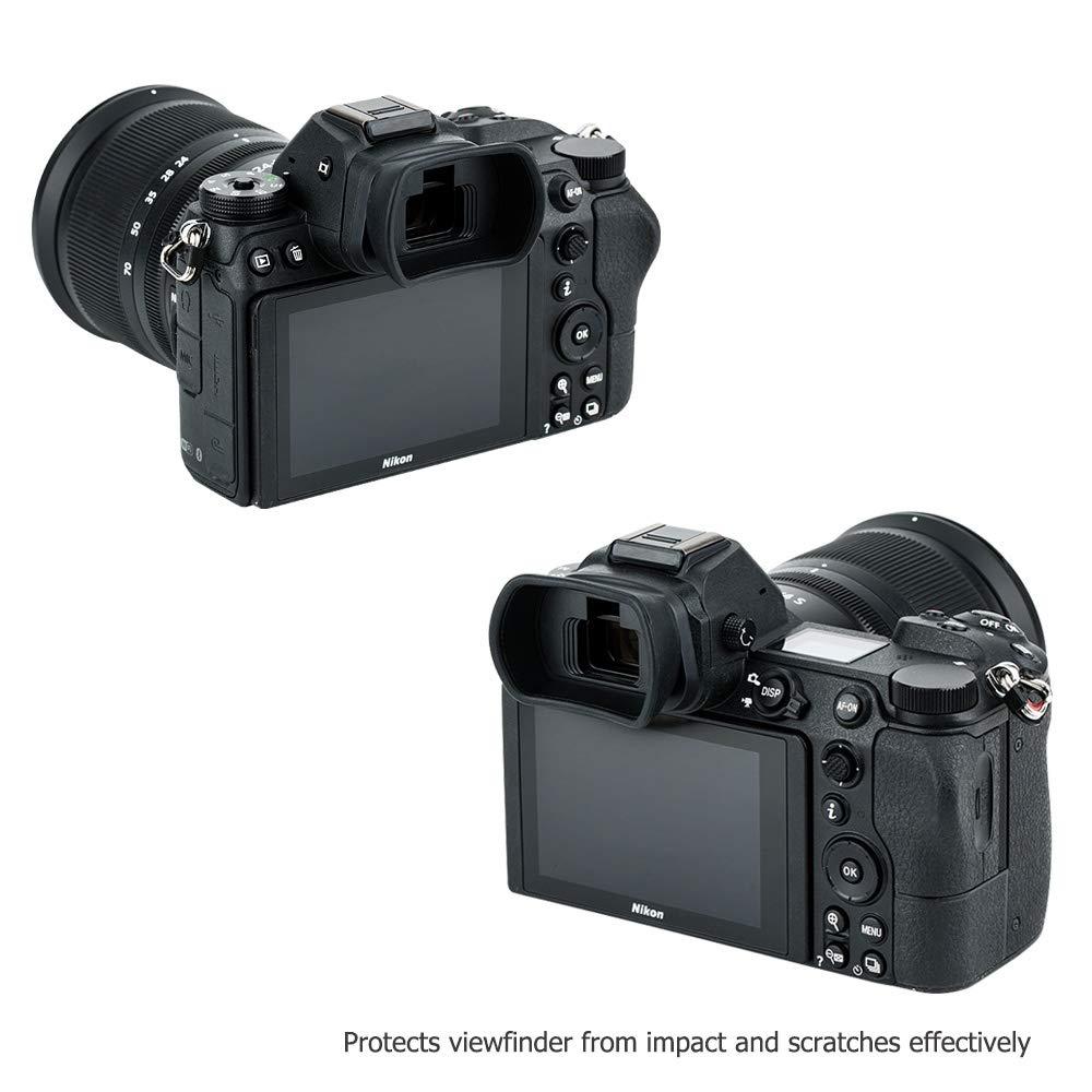 Kiwifotos Dk 29 Long Soft Viewfinder Eyecup Eyepiece For Nikon Z7 Z6 Z5 Z7Ii Z6Ii Mirrorless Camera, Replaces Nikon Dk 29 Eyecup