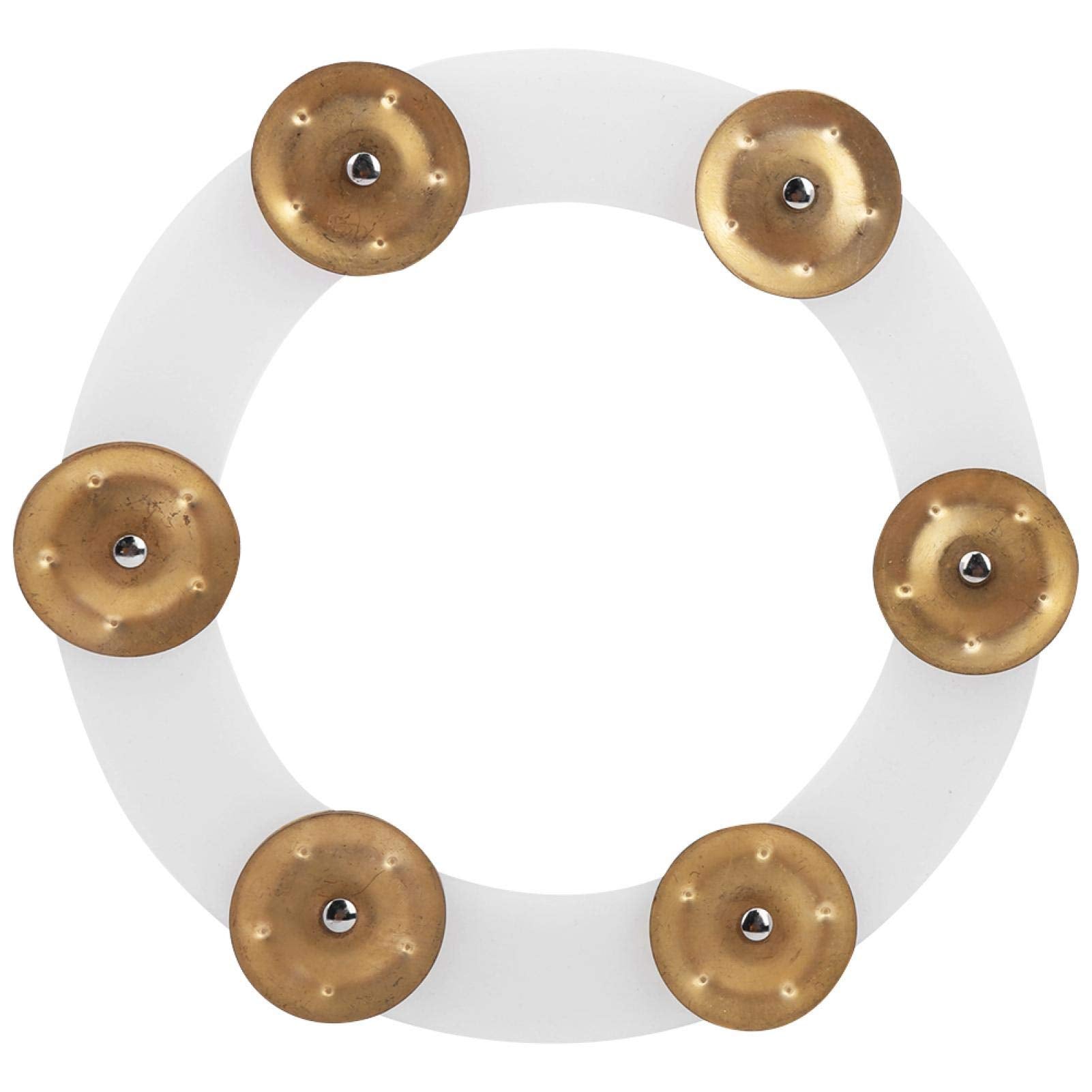 ELBME Drum Tambourine, Sturdy Drum Hi Hat Tambourine Practical AntiOxidation for Drummer for General Purpose for Performance fo