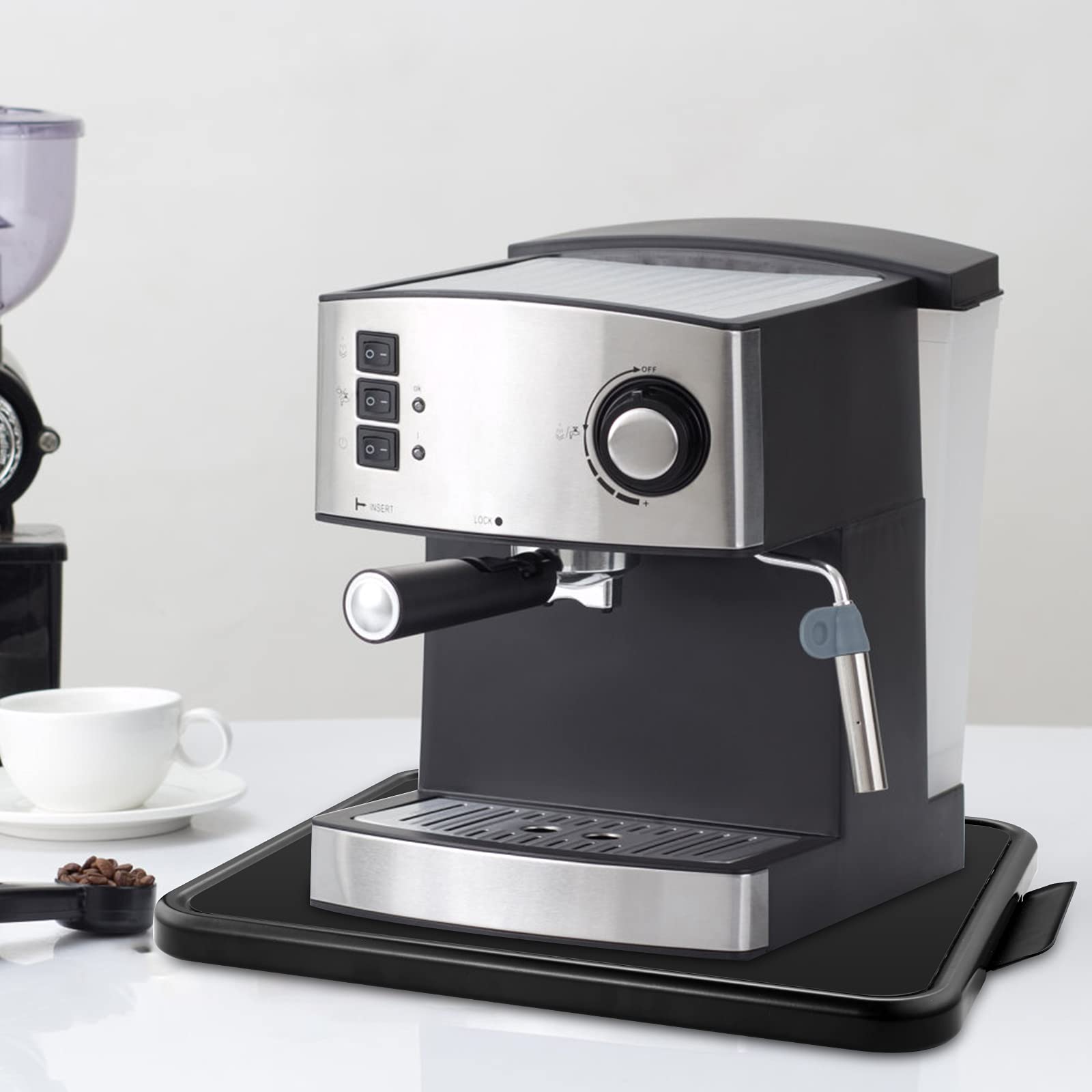 Kitchen Appliance Sliding Tray,Coffee Maker Rolling Tray Sliding Tray For Kitchenaid Mixer Under Cabinet Appliance Organizer Toa