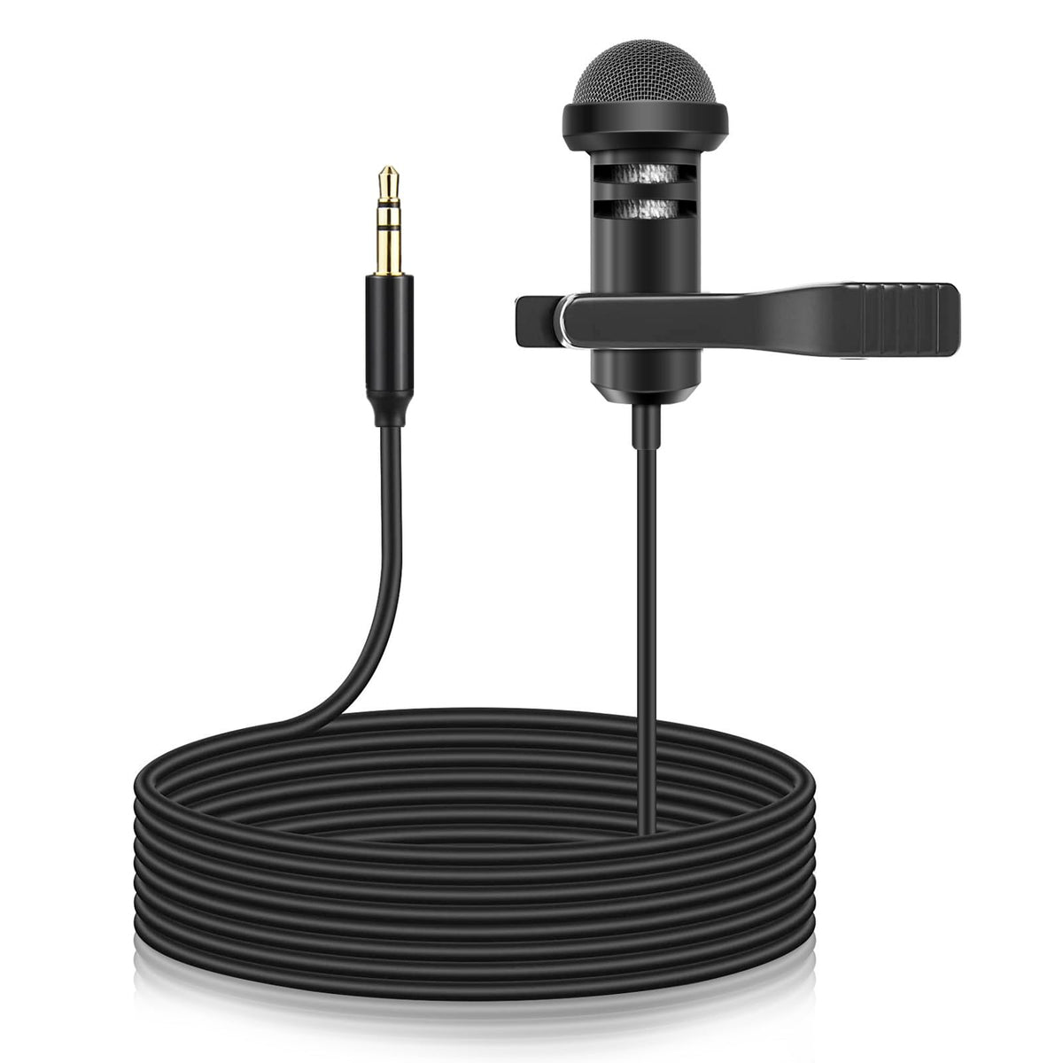 Lavalier Microphone Replacement For Rode Wireless Go 2 Ii Me Clip On Microphone System, Omnidirectional Mono Lapel Mic 3.5Mm For