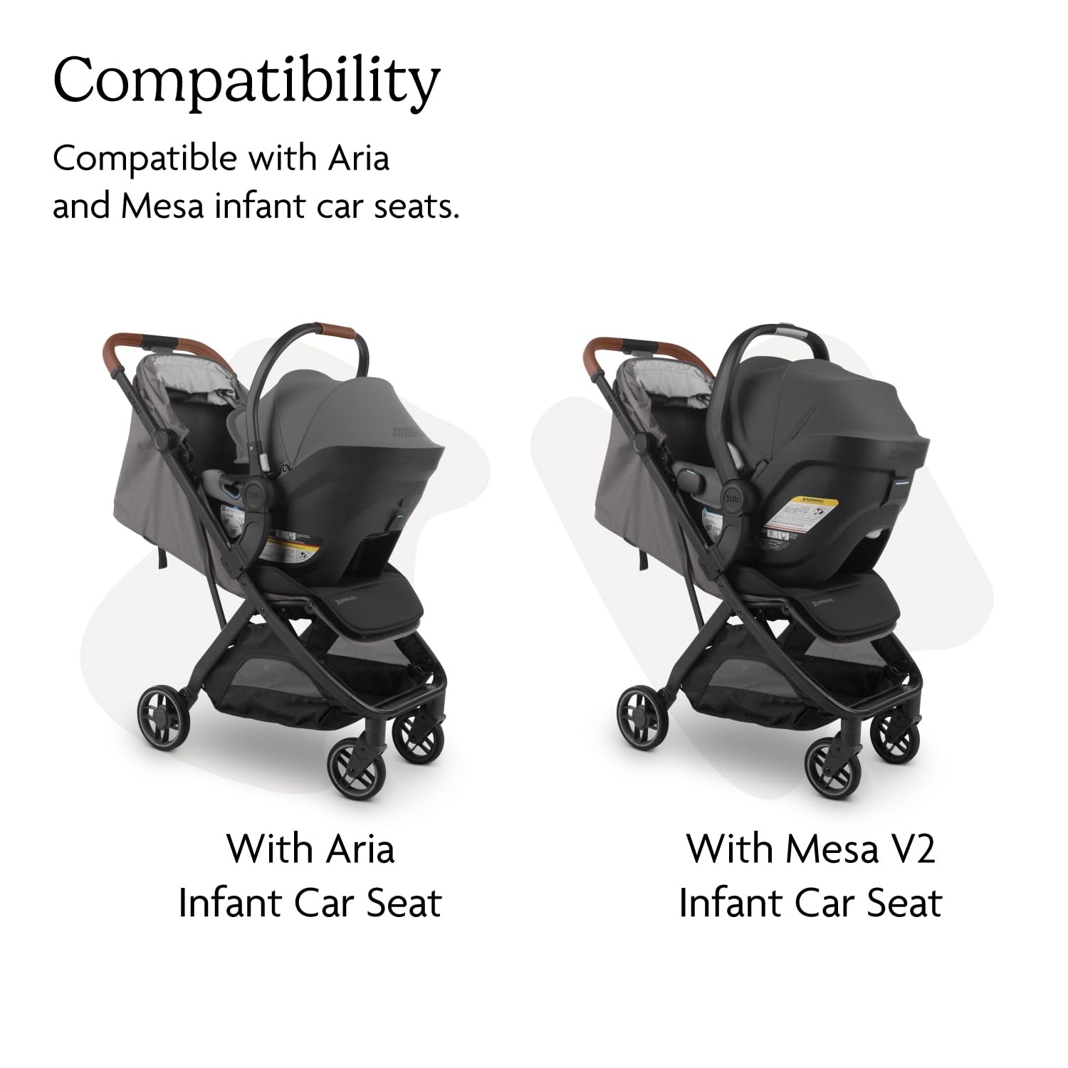 Uppababy Adapter For Minu V3 - Compatible With Aria And Mesa Infant Car Seats - Quick + Secure Attachment - 1 Pair