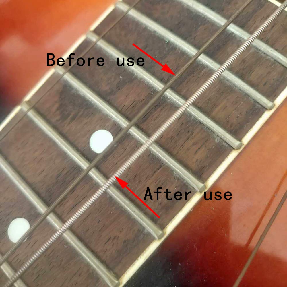 Baroque Fret Erasers For Guitar, Suitable For Guitar Strings & Fret Polishing Abrasive, Fret Erasers Kit, Set Of 5,High Quality