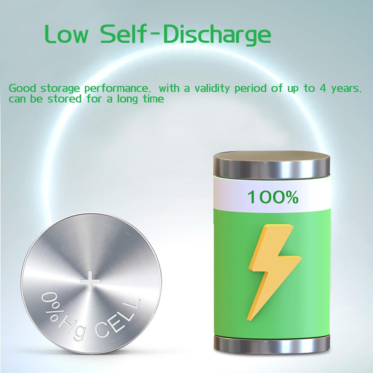 Cotchear 40Pcs Alkaline Cell Batteries Assorted 1.5 Volt Ag1/Lr621 Ag3/Lr41 Ag4/Lr626 Ag5/Lr754 Ag12/Lr43 Ag13/Lr44 Coin Batteri