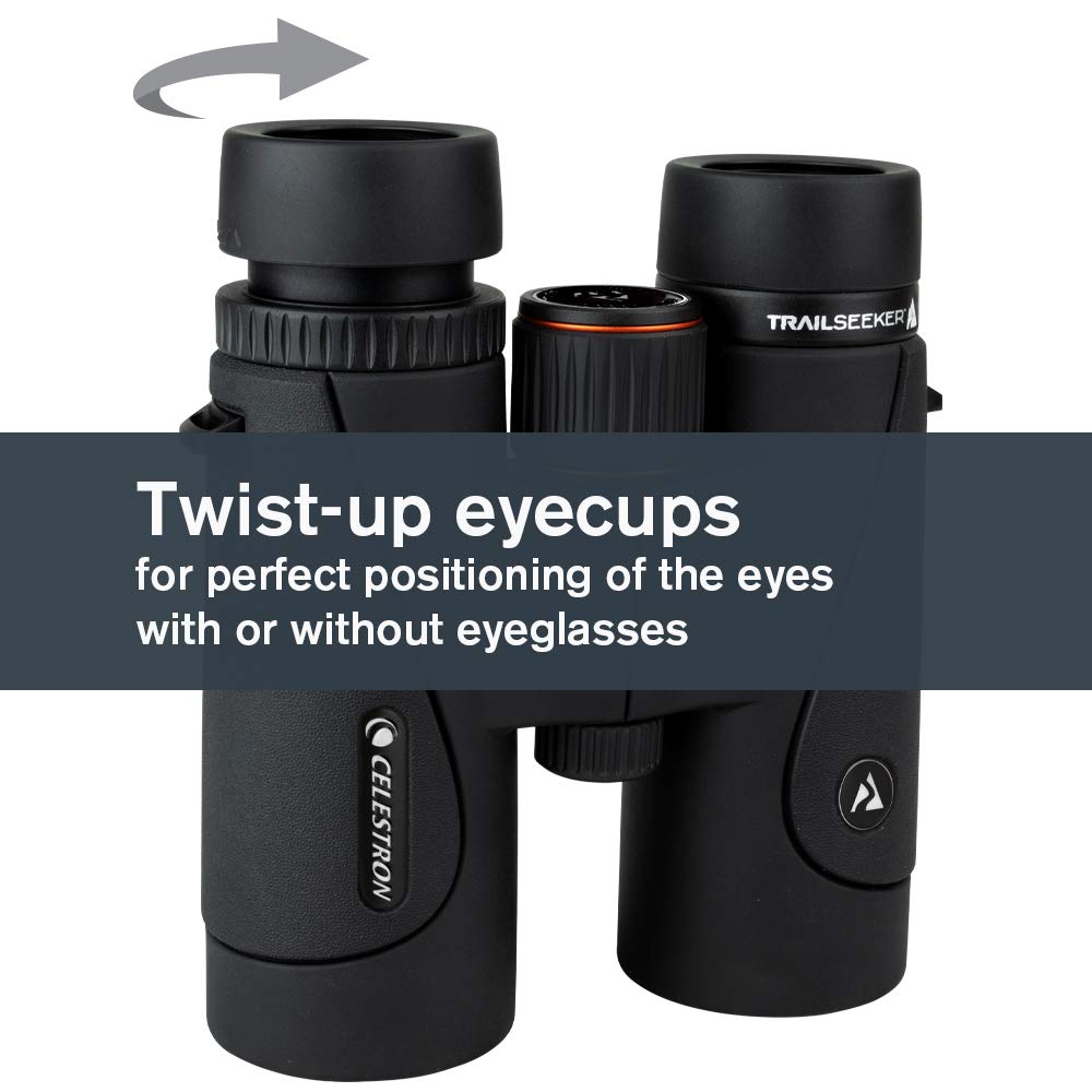 Celestron   Trailseeker Ed 8X32 Binoculars   Compact Ed Binocular For Birdwatching And Outdoor Activities   Binocular With Ed Ob