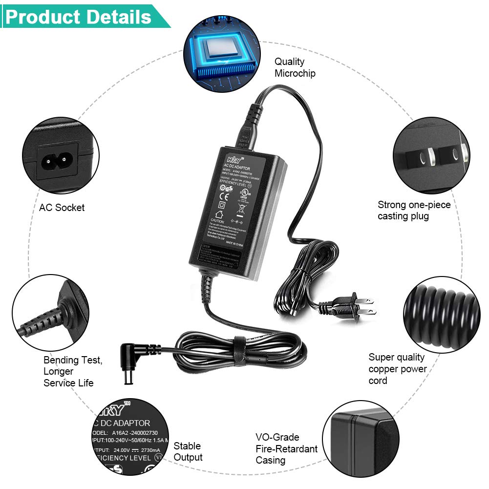 Hky 24V Ac Charger For Samsung Hw J355 Hw J370 Hw J450 Hw J550 Hw J551 Hw Jm37 Hw Jm47 Hw J8500 Soundbar Hw K551 Hw K550 Hw K450
