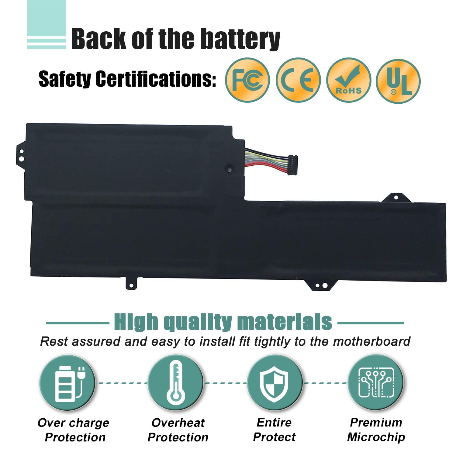 Boweirui L17L3P61 Laptop Battery Replacement For Lenovo Ideapad Yoga 720 12Ikb Yoga 520 12 320 11 320S 13Ikb Xiaoxin 7000 13 Ser