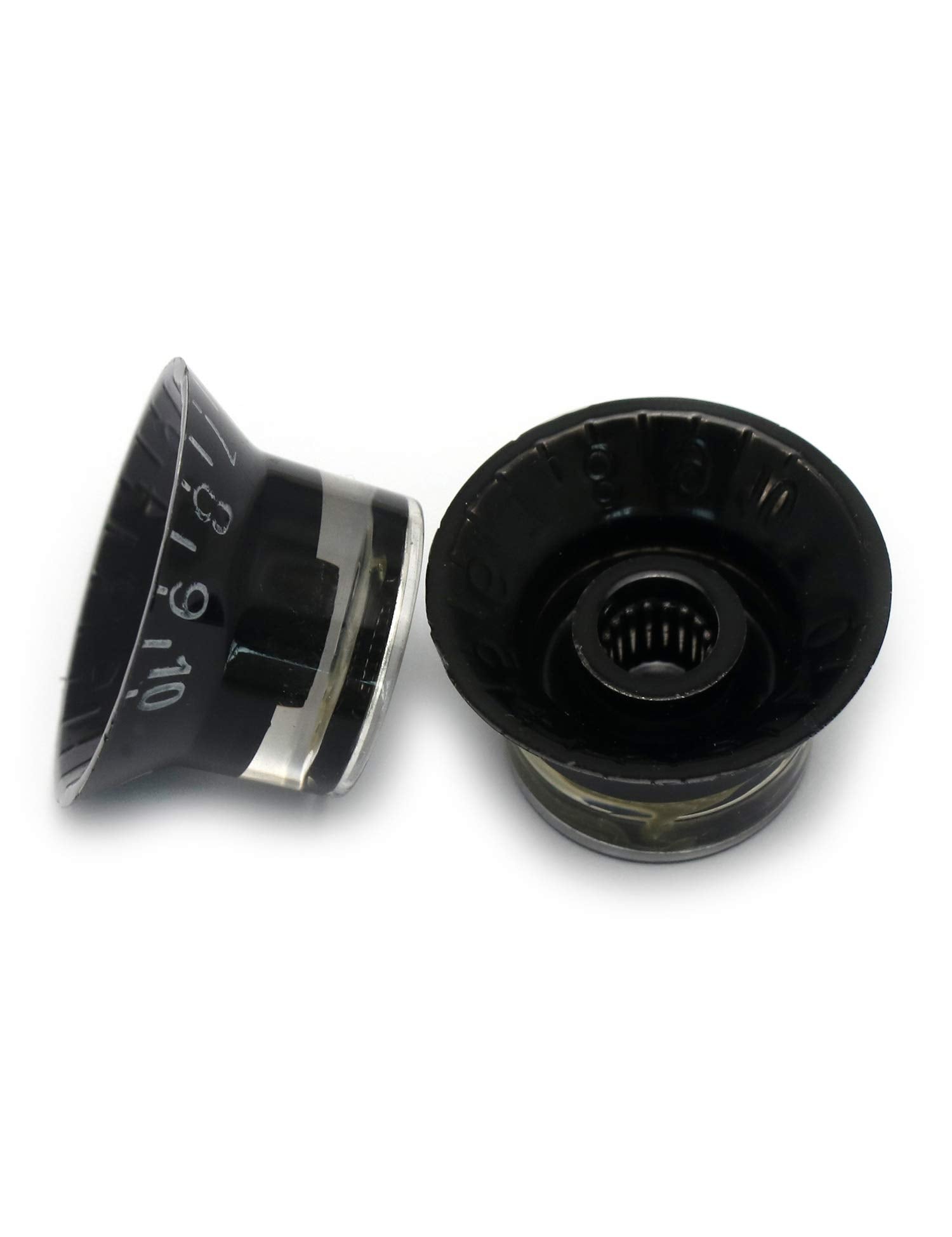 Metallor Electric Guitar Top Hat Knobs Speed Control Knobs 2 Volume 2 Tone Compatible With Les Paul Lp Electric Guitar Parts Rep