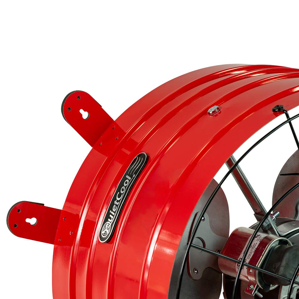 Quietcool Afg Smt Pro 3.0 Smart Attic Fan For Gable Vents   2940 Cfm   Smart App Control   Thermostat And Humidistat   20Ft Powe