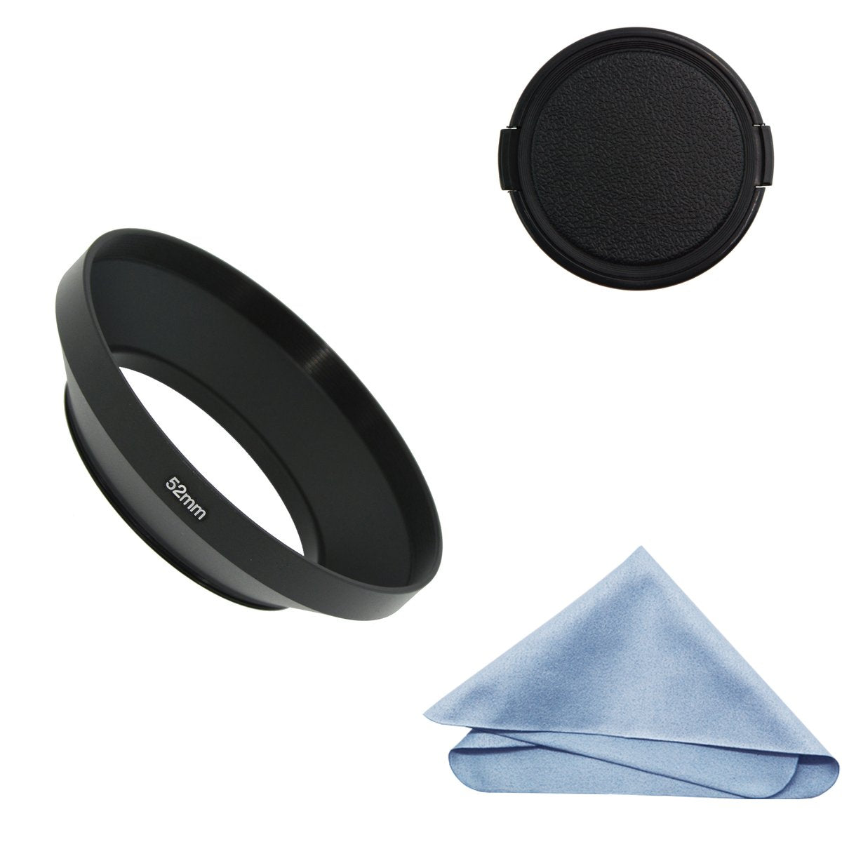 Sioti 52Mm Lens Hood, Matte Treatment Inside, Aluminum Material, Compatible With All Camera Lens S/C/N/F/O/P Etc.(52Mm)