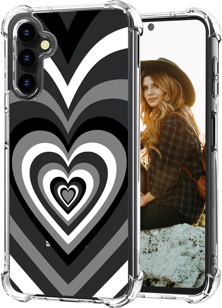 Hungo Samung Galaxy S23+ Plus Case Cute Clear With Design, Girly For Women Girls Transparent Case Compatible With Samsung Galaxy