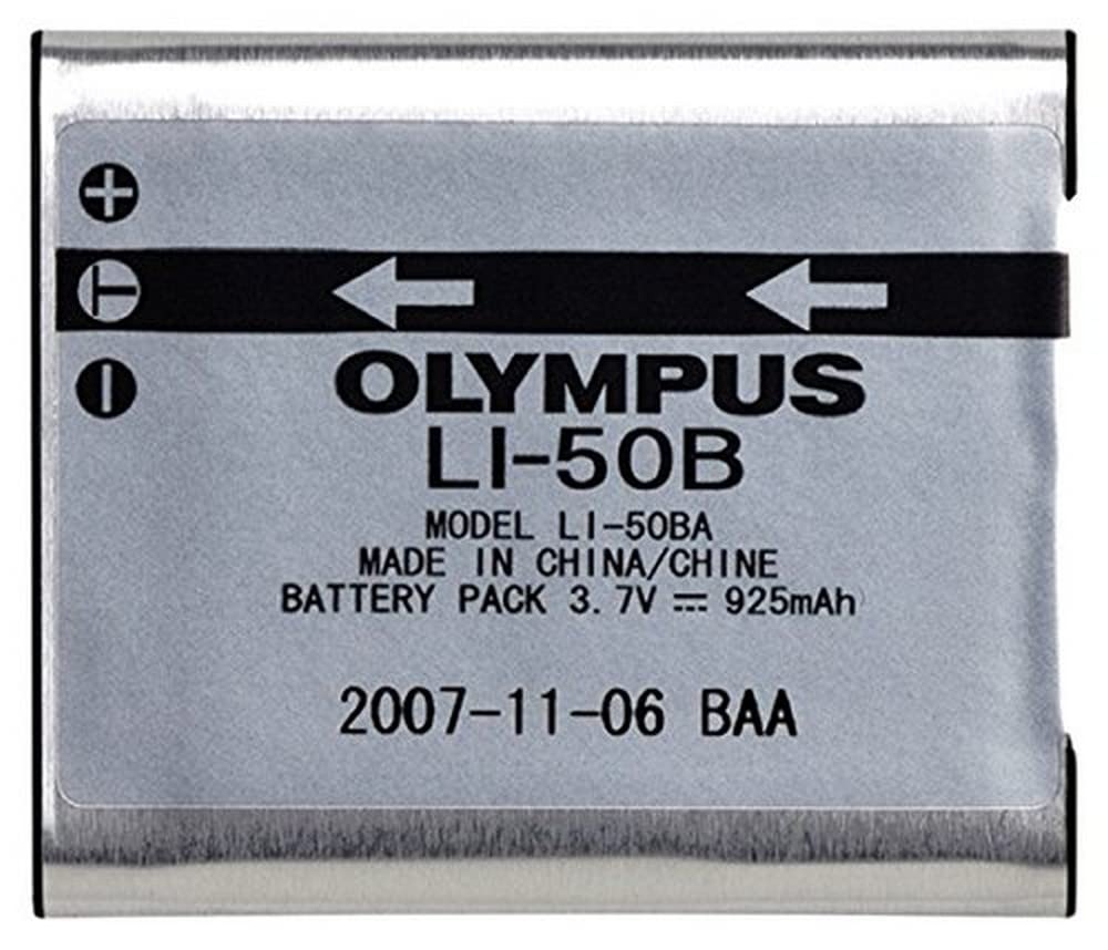Om System Olympus Li 50B Rechargeable Li Ion Battery For Select Olympus Cameras   Retail Packaging