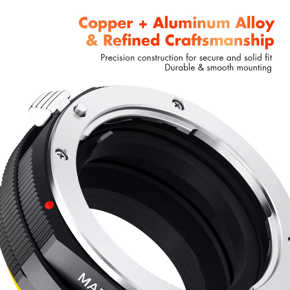 K&F Concept Lens Mount Adapter Compatible For Sony Alpha Minolta Af A Type Lens To Nex E Mount Mirrorless Camera With Matting Varnish Design