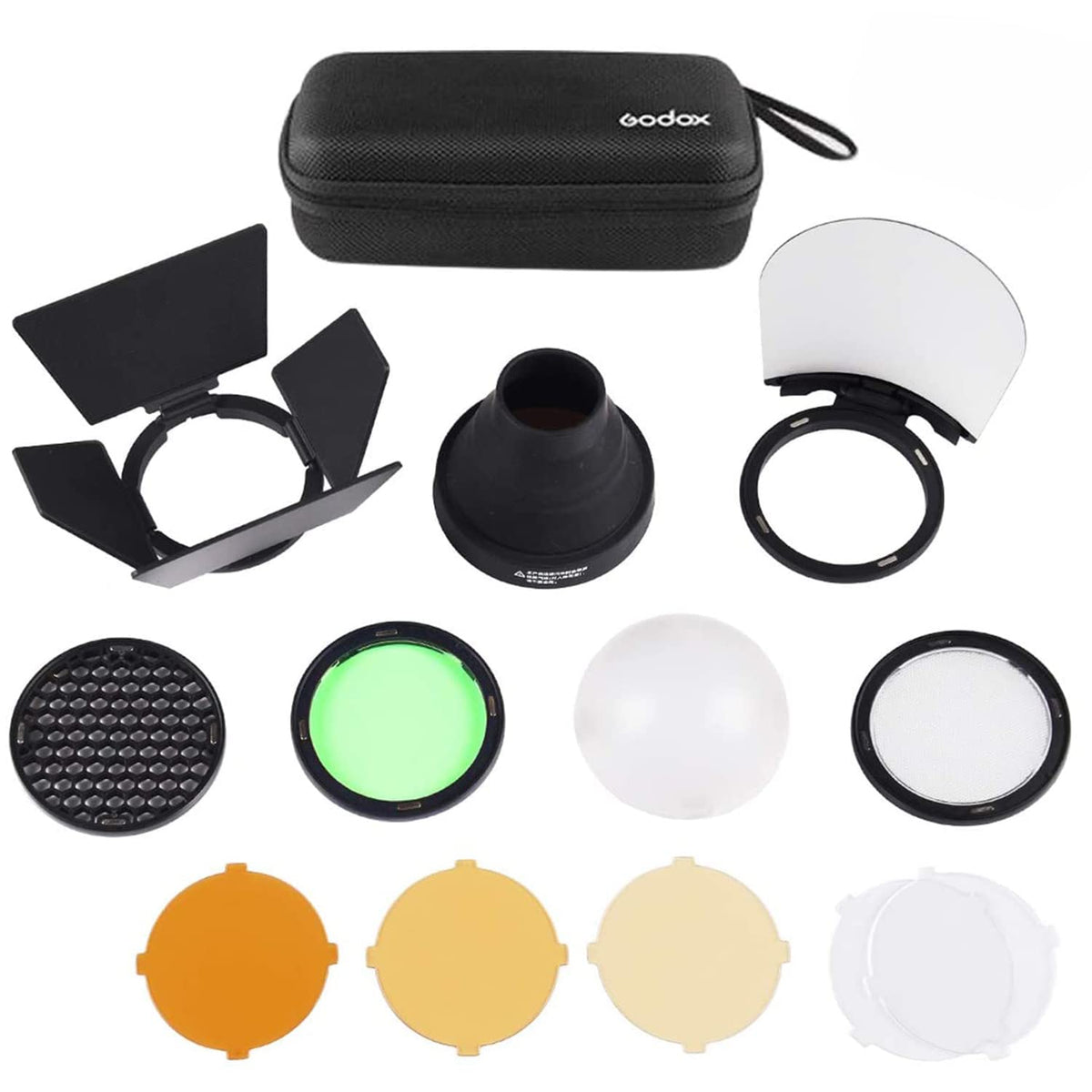 Godox Ak-R1 Accessories Kit For Godox H200R Ring Flash Head Godox Ad100Pro / Ad200 / Ad200Pro / Godox V1 / Godox V1 Pro Round He