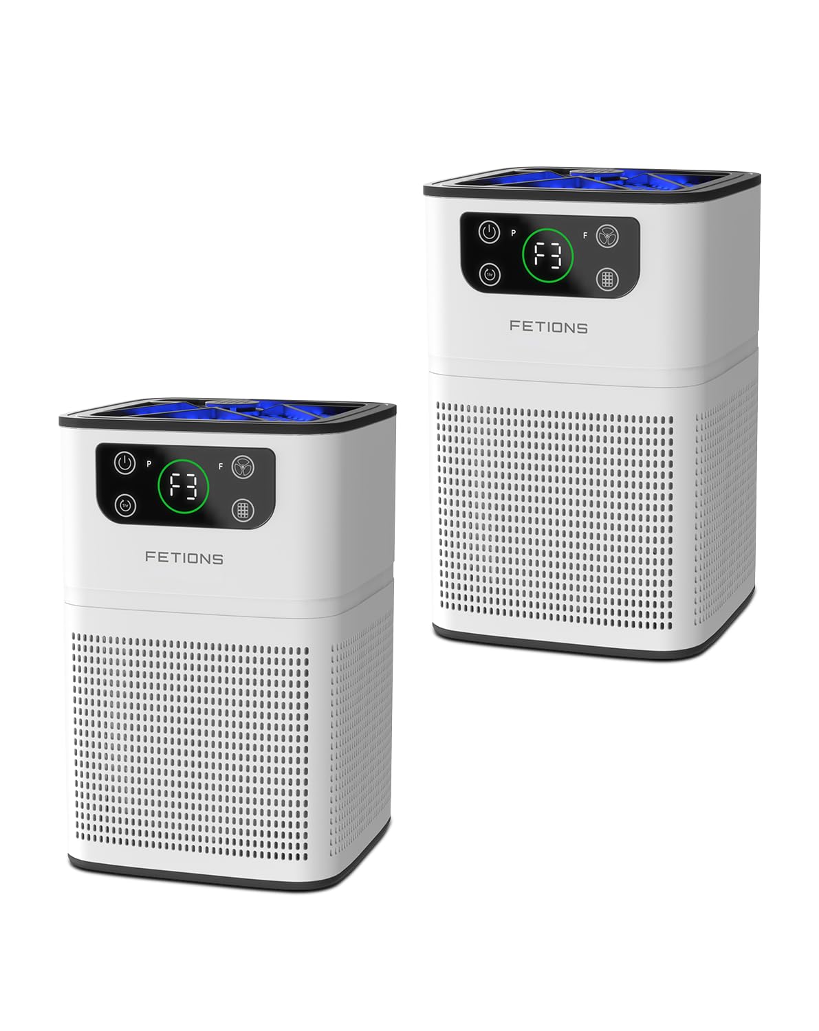 Air Purifier For Home, Fetions Air Cleaner With Aromatherapy Function 3 In 1 Filtration System For Office Living Room Bedroom Ki