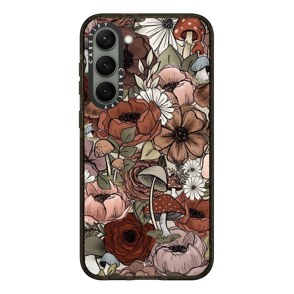Casetify Impact Samsung Galaxy S23+ Case [4X Military Grade Drop Tested / 8.2Ft Drop Protection]   Forest Florals By Kt'S Canvas