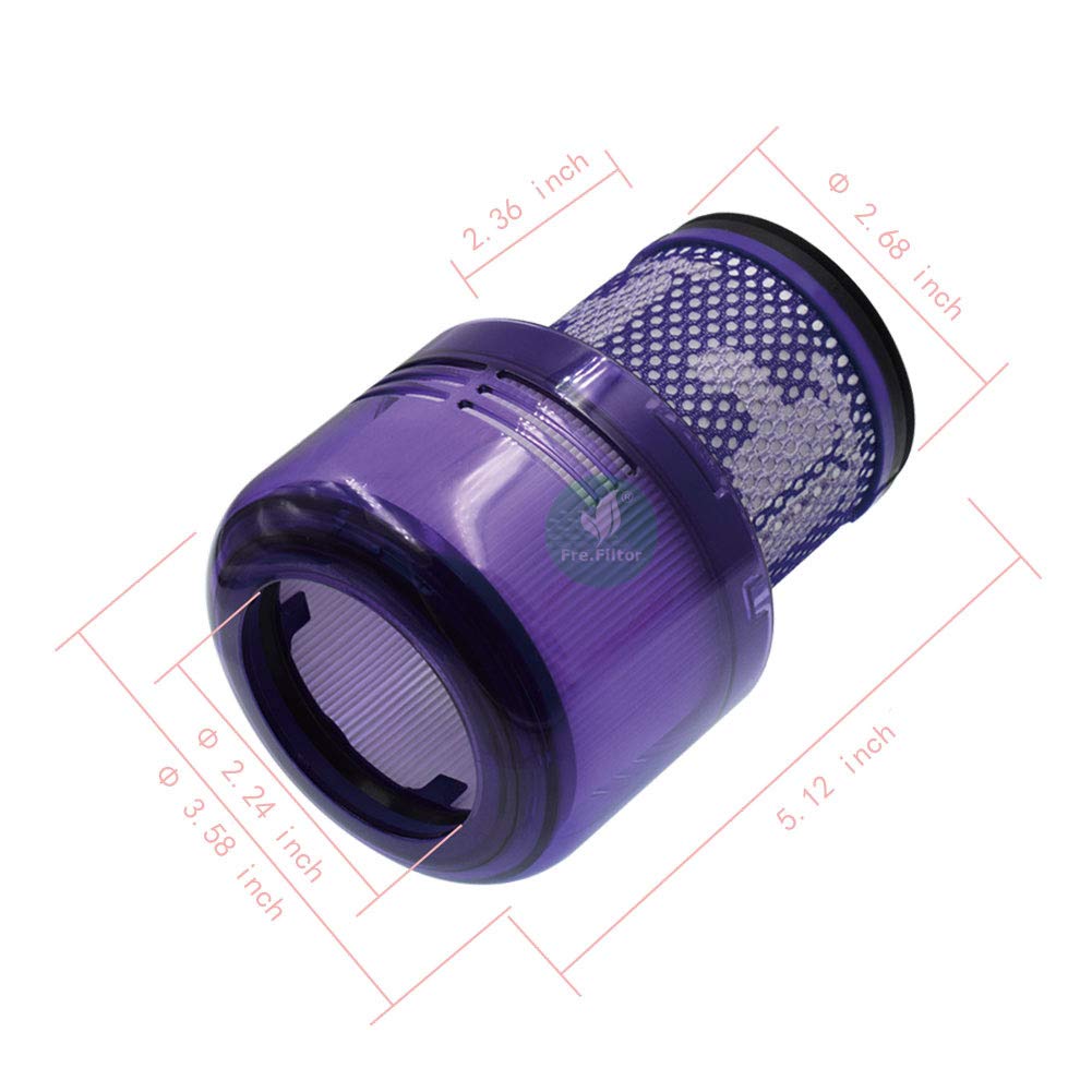 2 Pack Replacement Hepa Filter Compatible With Dyson V11,Sv14,V15 Cordless Stick Vacuums,Compare To Part # 970013 02 970013 03