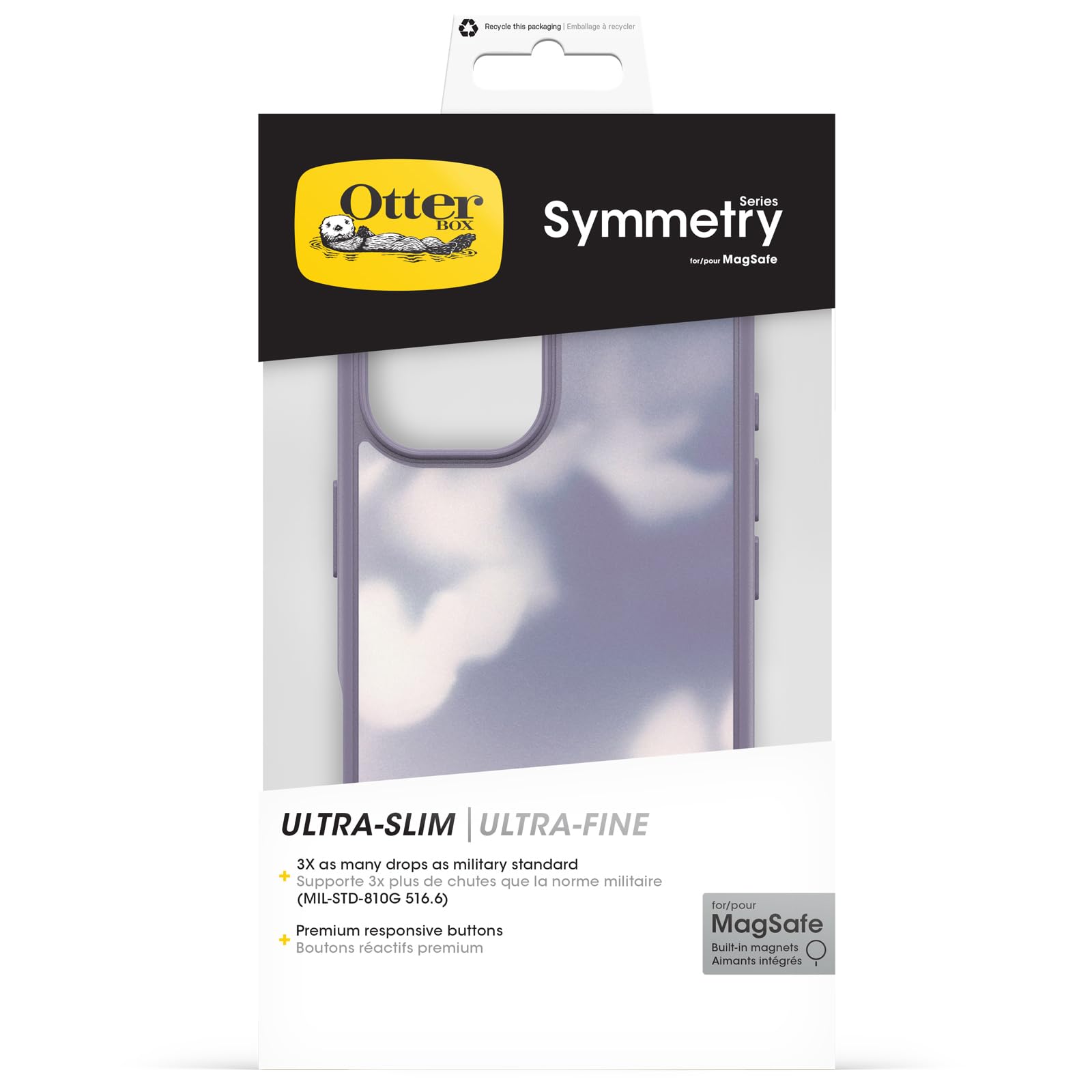 Otterbox Iphone 16 Symmetry Series Case   Winter Window (Purple)