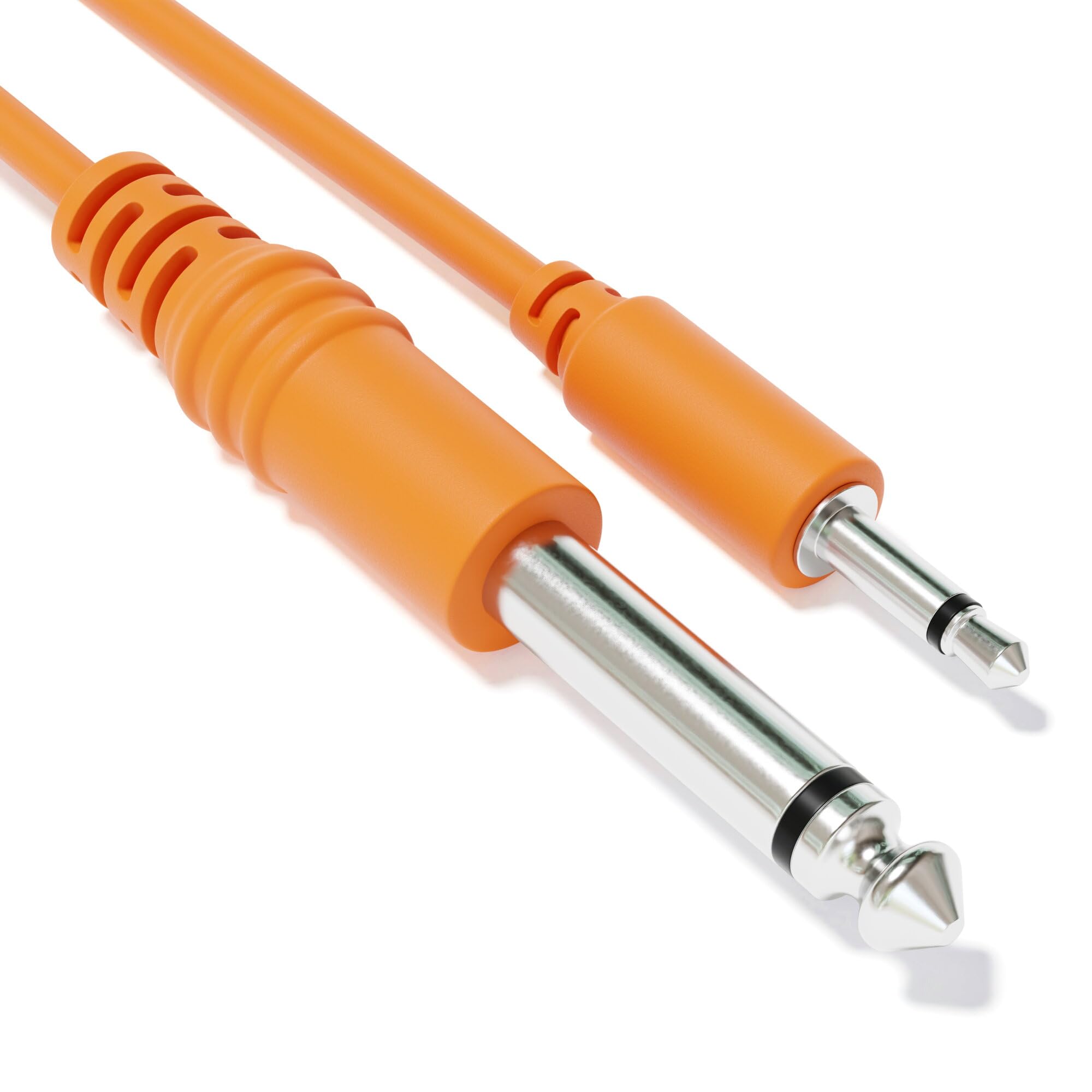 Excelvalley - Mono Patch Cables - Ts 3.5Mm 1/8 To 6.35Mm 1/4 [10-Pack | 180 Cm - 70.87]