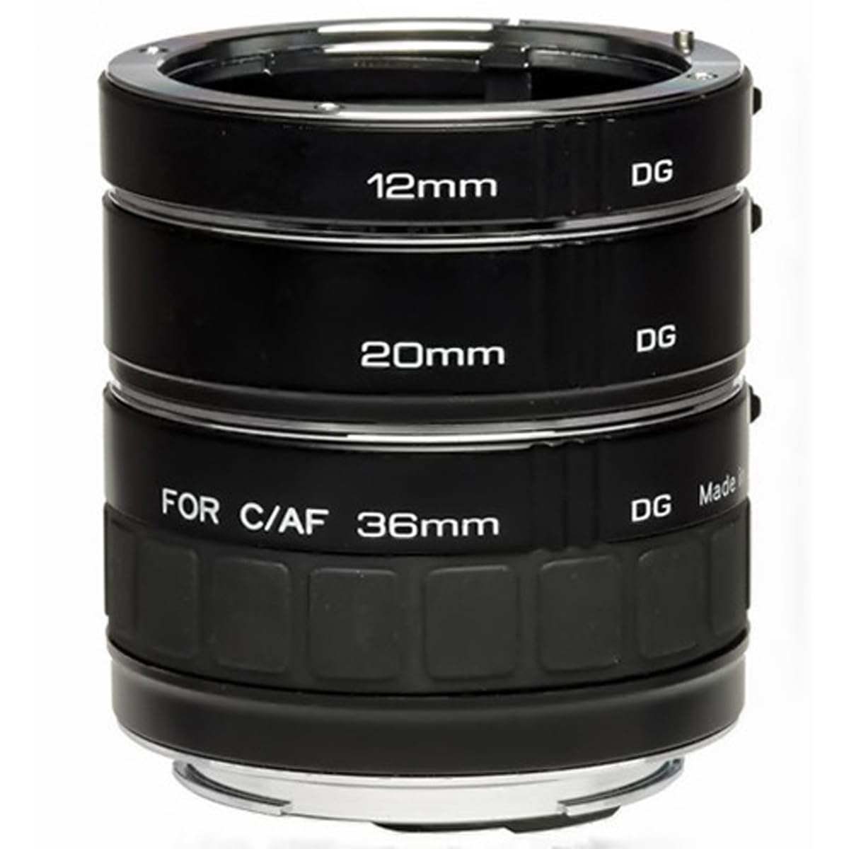 Kenko Auto Extension Tube Set Dg 12Mm, 20Mm, And 36Mm Tubes For Nikon Af Digital And Film Cameras - Aexrubedgn