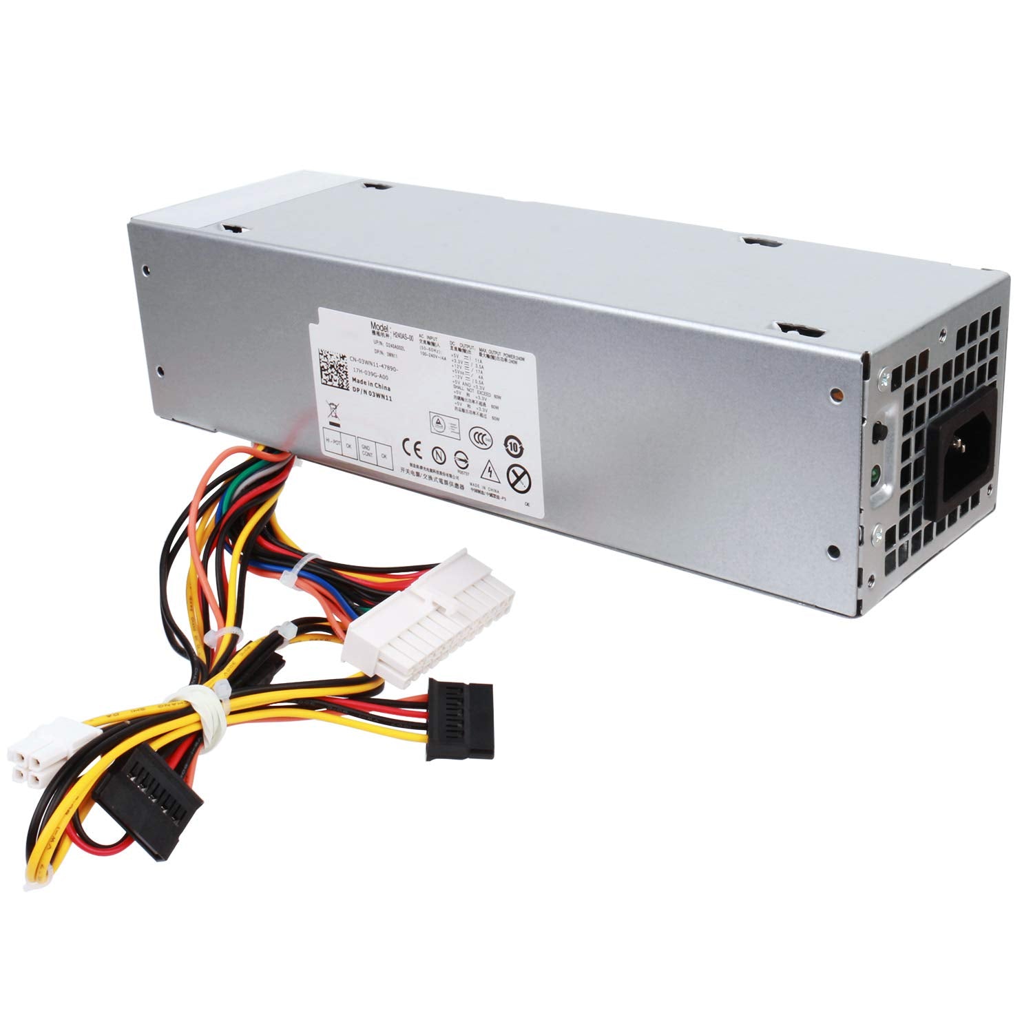 S Union 240W Power Supply Unit Replacement For Dell Optiplex 390 790 960 990 3010 9010 Small Form Factor System Sff H240As 00 H240As 01 H240Es 00 D240Es 00 Ac240As 00 Ac240Es 00 L240As 00 Ph3C2