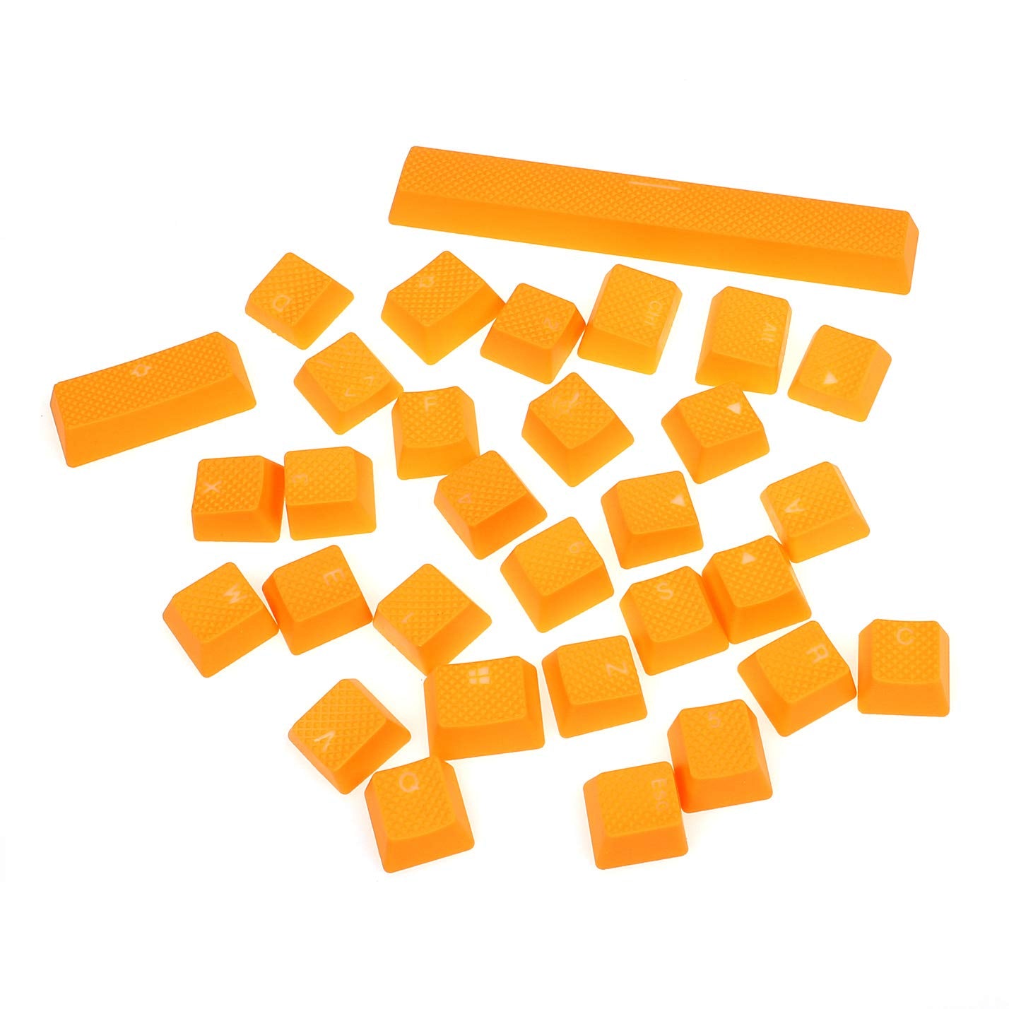 Ducky Yellow Backlit 31 Key Oem Profile Double Shot Abs Rubber Keycap Set