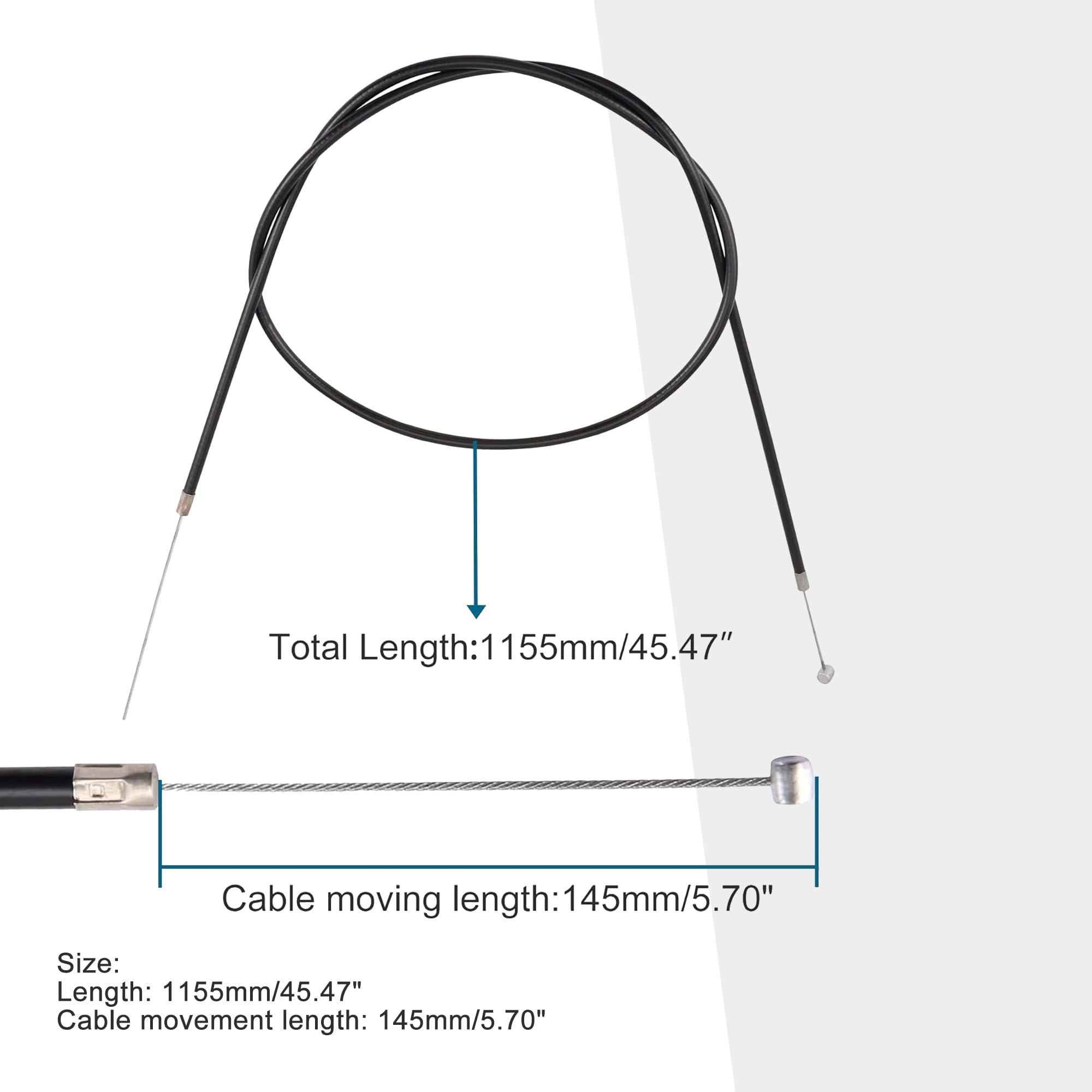 Goofit 45.47'' Rear Brake Cable For 2 Stroke 43Cc 47Cc 49Cc Engine Mini Pocket Pit Dirt Bike Atv Scooter