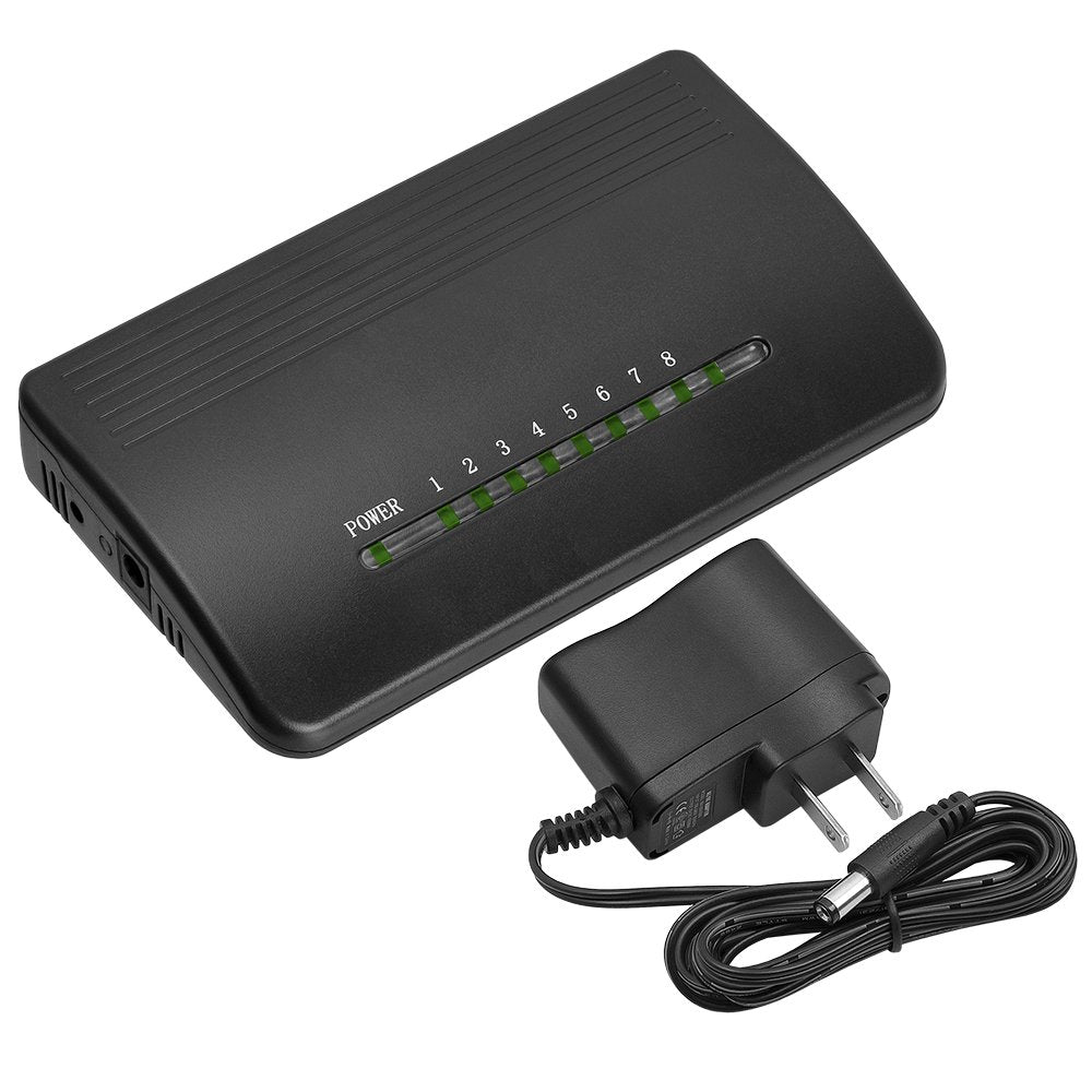 Cmple 8-Port 10/100 Mbps Fast Ethernet Network Switch Rj45 Ethernet Hub, Plug-And-Play, Fanless Quiet Design (1251-N)