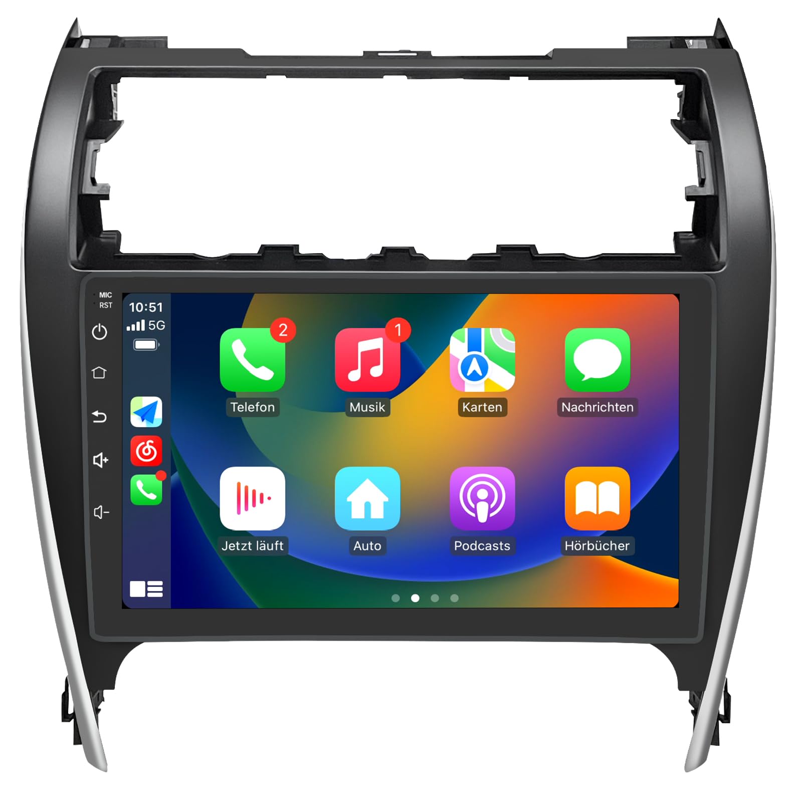 Eaglenav Android 13 [2Gb+32Gb] Car Radio Compatible For Toyota Camry 2012 2013 2014, 10 Inch Touch Screen With Gps/Fm/Am/Swc, Su