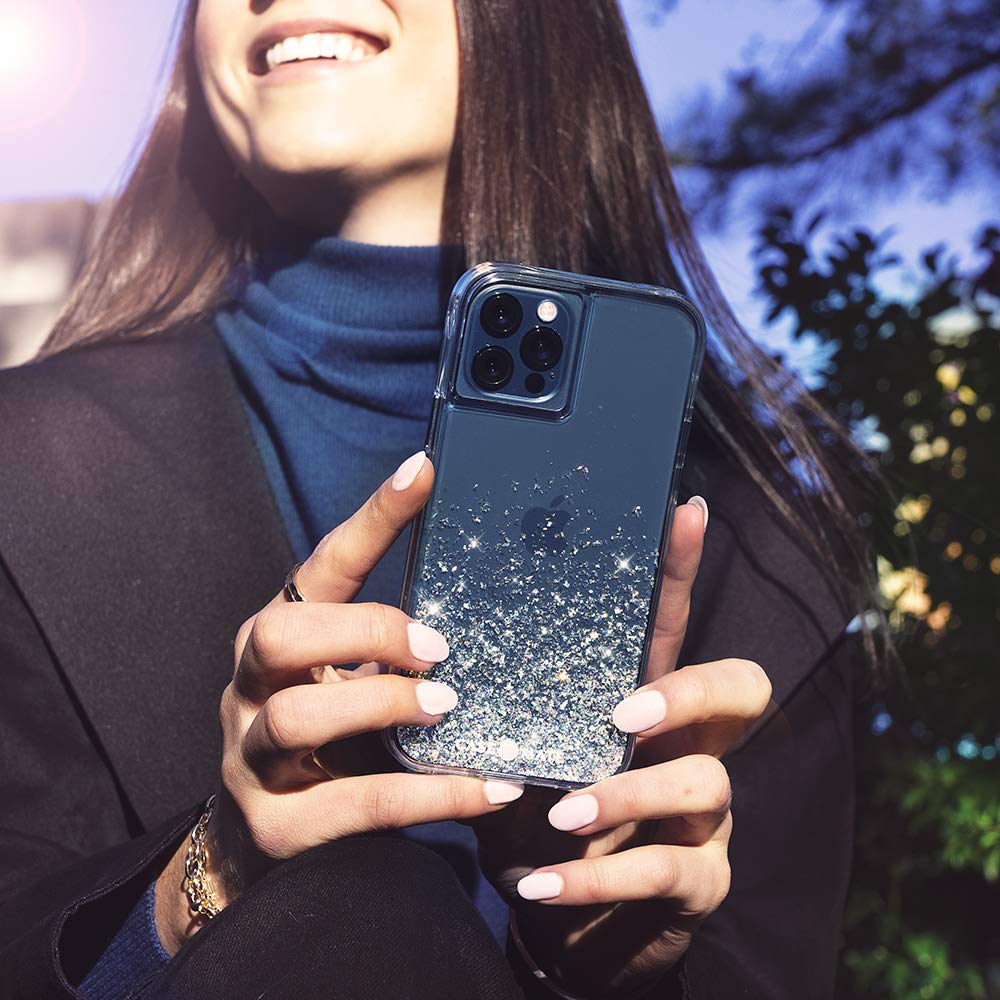 Case Mate   Twinkle Ombre   Case For Iphone 12 Mini (5G)   10 Ft Drop Protection   5.4 Inch   Stardust