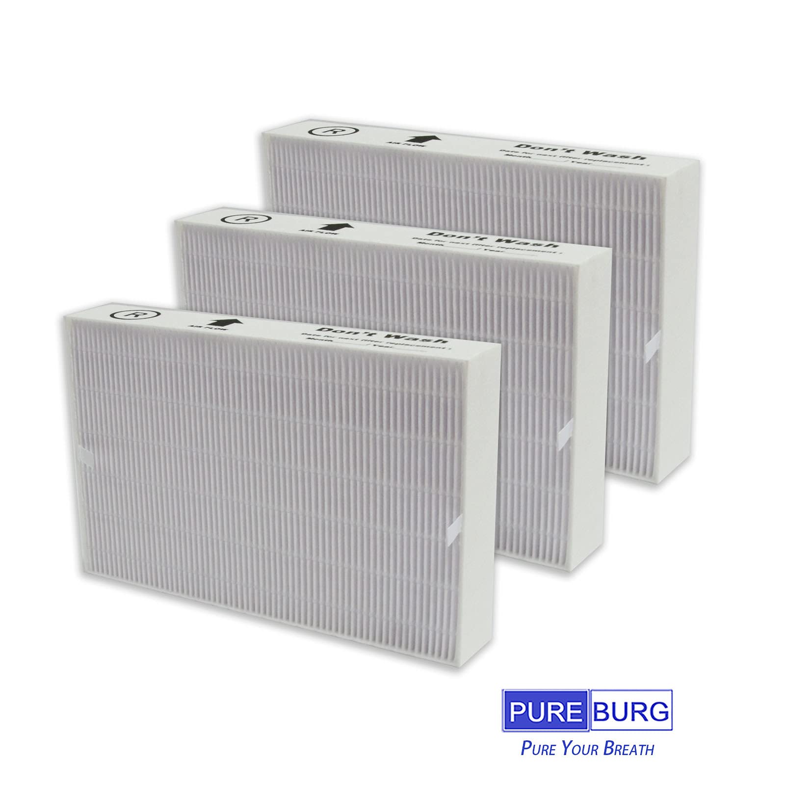 Pureburg Replacement True Hepa Filter Kit Compatible With Honeywell Insight Hpa5300B Hpa5350 & Powerplus Hpa3300 Air Purifiers,