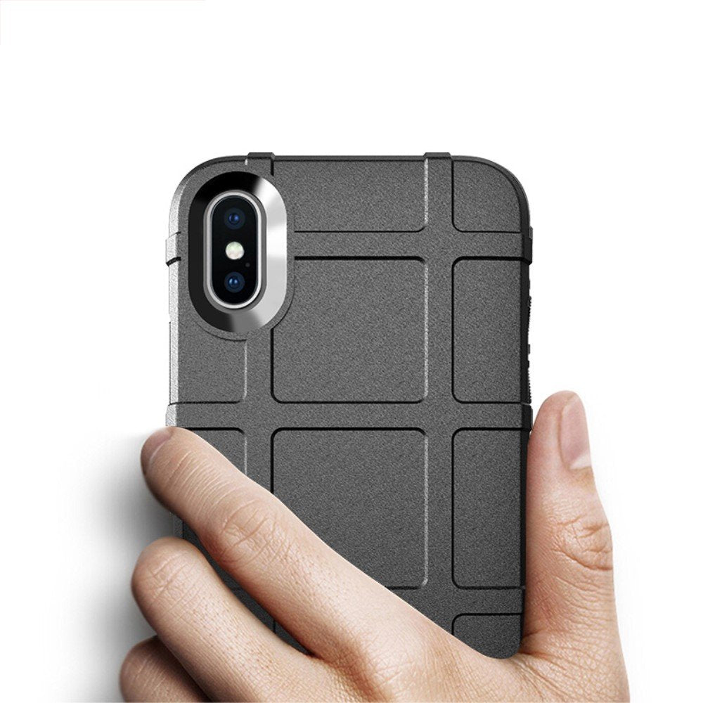 EGO TACTICAL Rugged Shield Phone Case for iPhone X/Xs TPU Black