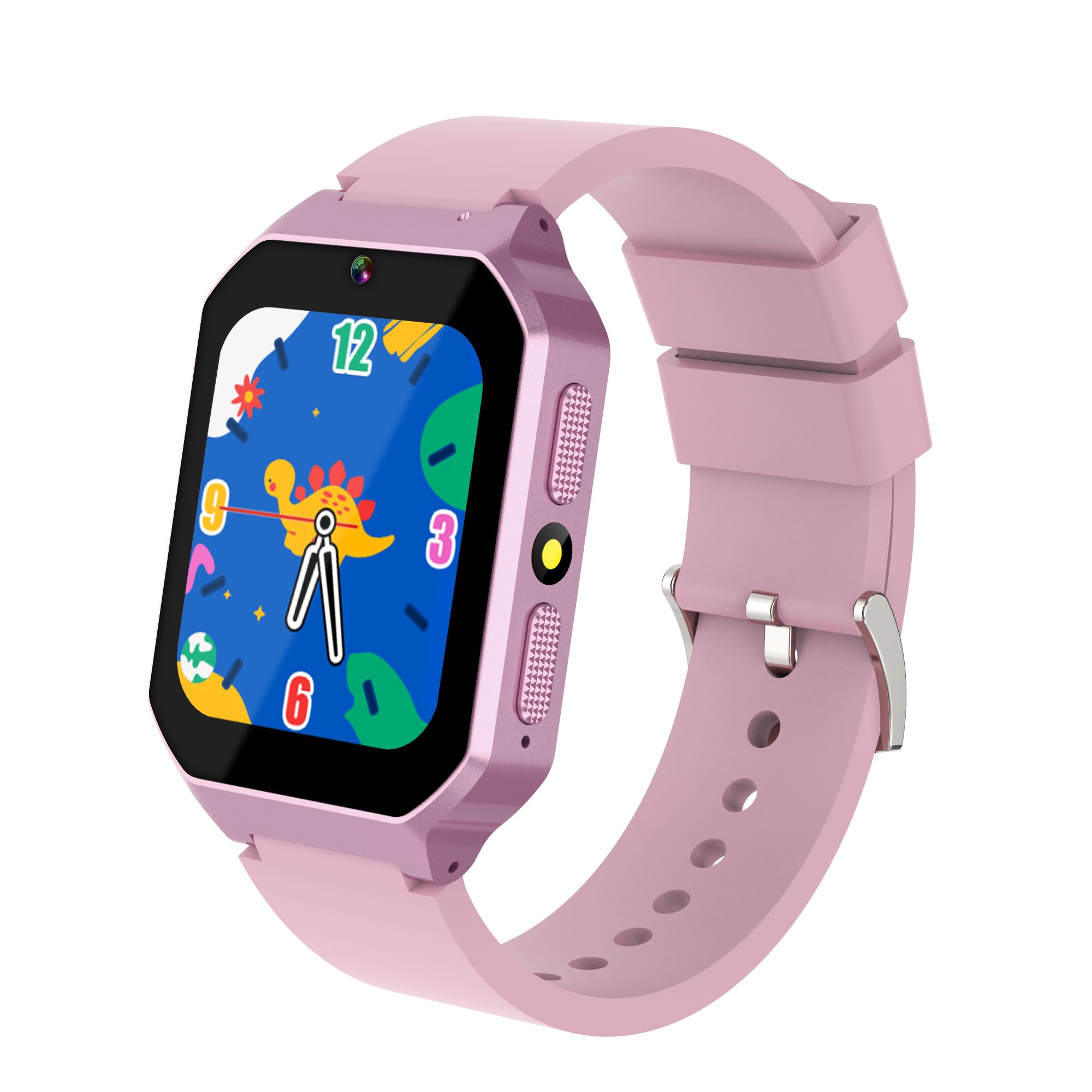 DERUI Smart Watch for Kids 3-12 Years Boys Girls, 26 Puzzle Games, Smartwatch with Camera, Pedometer, Stopwatch, Video Voice Mus