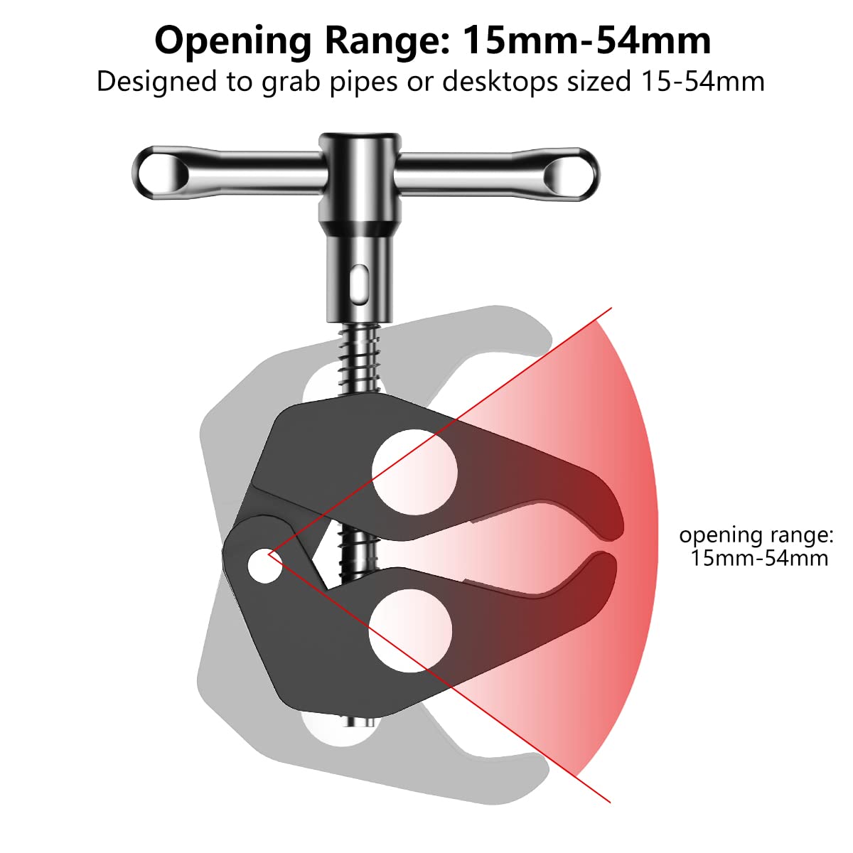 Toazoe 11 Inch Adjustable Articulating Friction Magic Arm & Super Clamp Set Compatible With Field Monitor, Video Light, Fill Lig