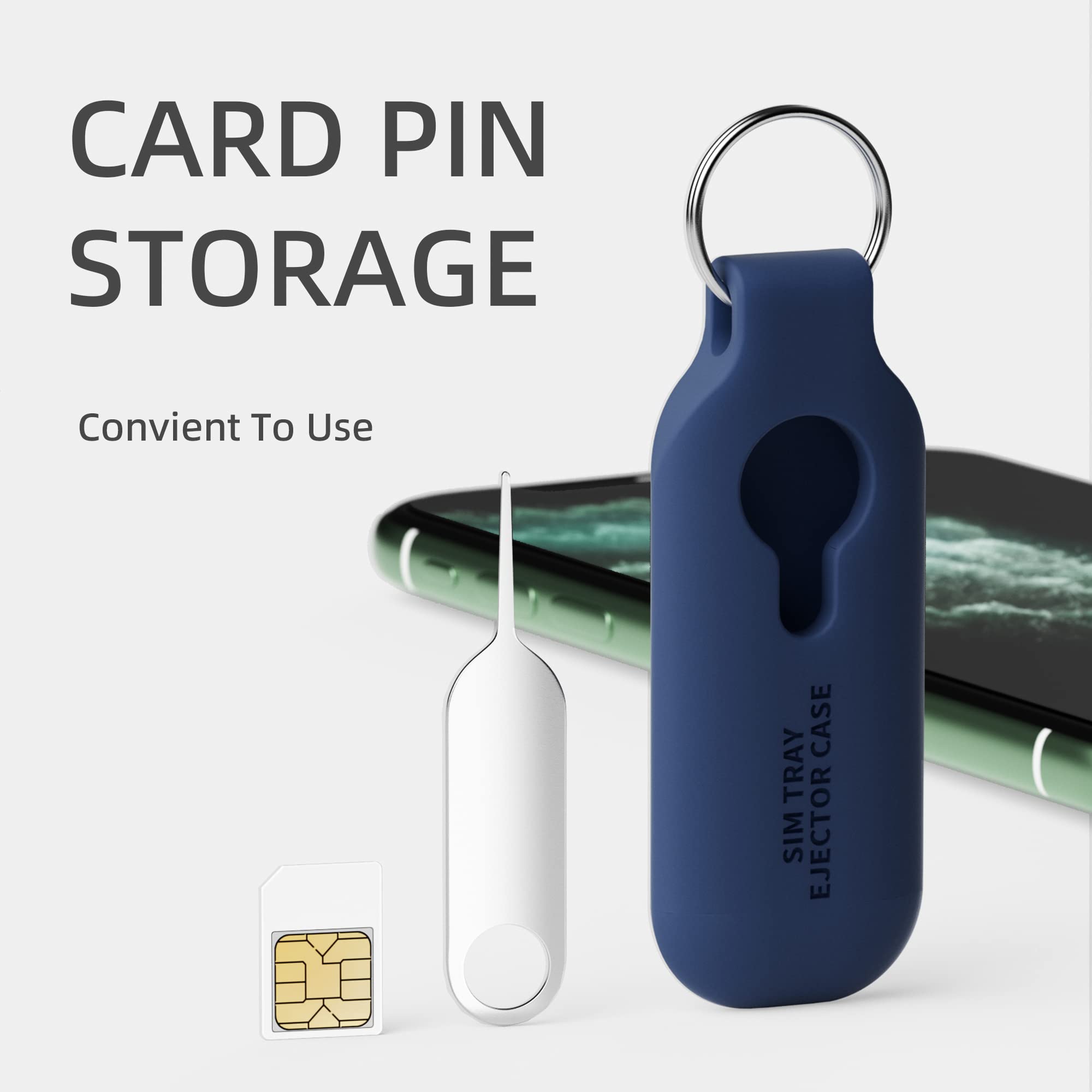 10 Pack Sim Card Tray Eject Pin Removal Tools Needles Opener Sim Tray Ejector Case Protector With Detachable Keychain Charm,Suit