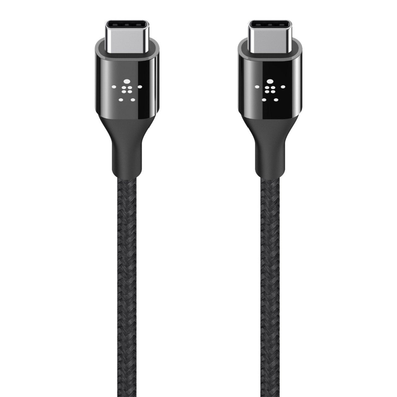 Belkin MIXIT DuraTek Kevlar USB C (USB Type C) to USB C Cable, 4 Feet (Black)