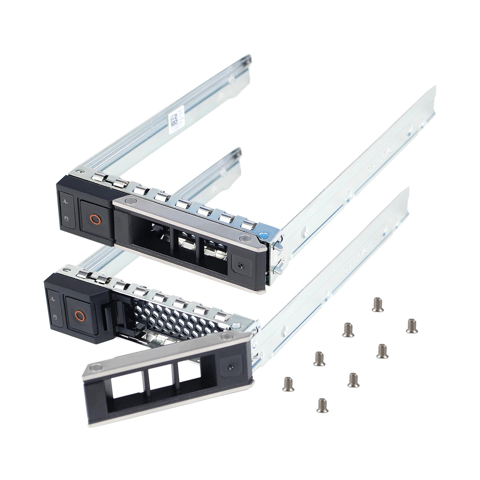 Hard Drive Caddy 3.5' Ssd Mount X7K8W Hard Drive Bracket Metal Hdd Caddy Compatible For Dell Poweredge Servers 14Th Gen R240 R340 R440 R540 R640 R740 R740Xd2 R6415 R7425, 2 Pack