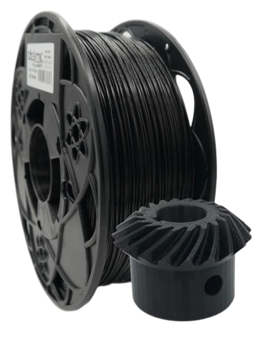 Atomic Filament Extreme Jet Black 3D Printer Pla Filament 1.75 Mm | Dimensional Accuracy 99% Probability +/  0.02Mm | 3D Printer
