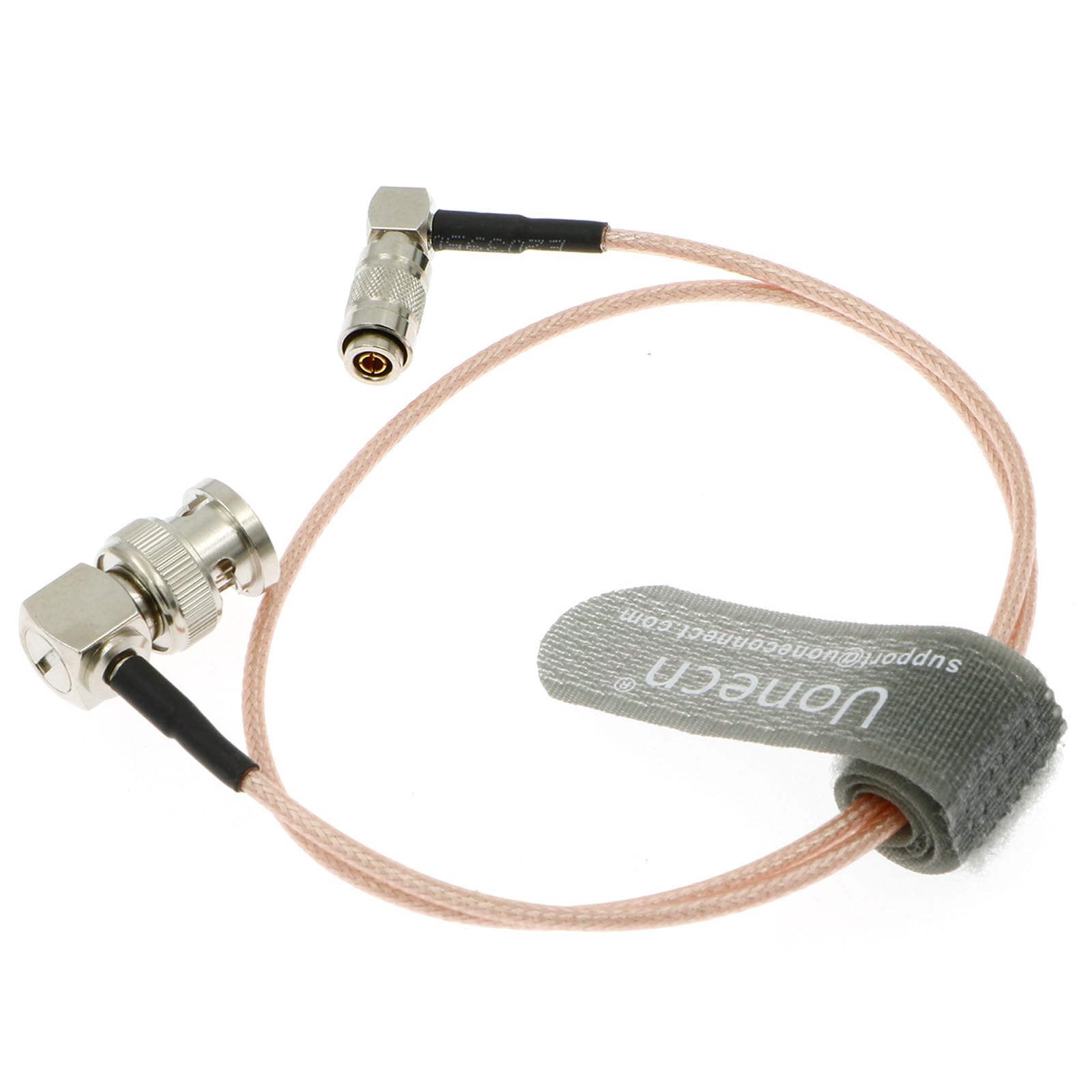 Uonecn Rg179 Right Angle Bnc To Right Angle Din 1.0/2.3 Mini Bnc 75Ohm Coaxial Cable Video Cable For Blackmagic Hyperdeck Shuttl