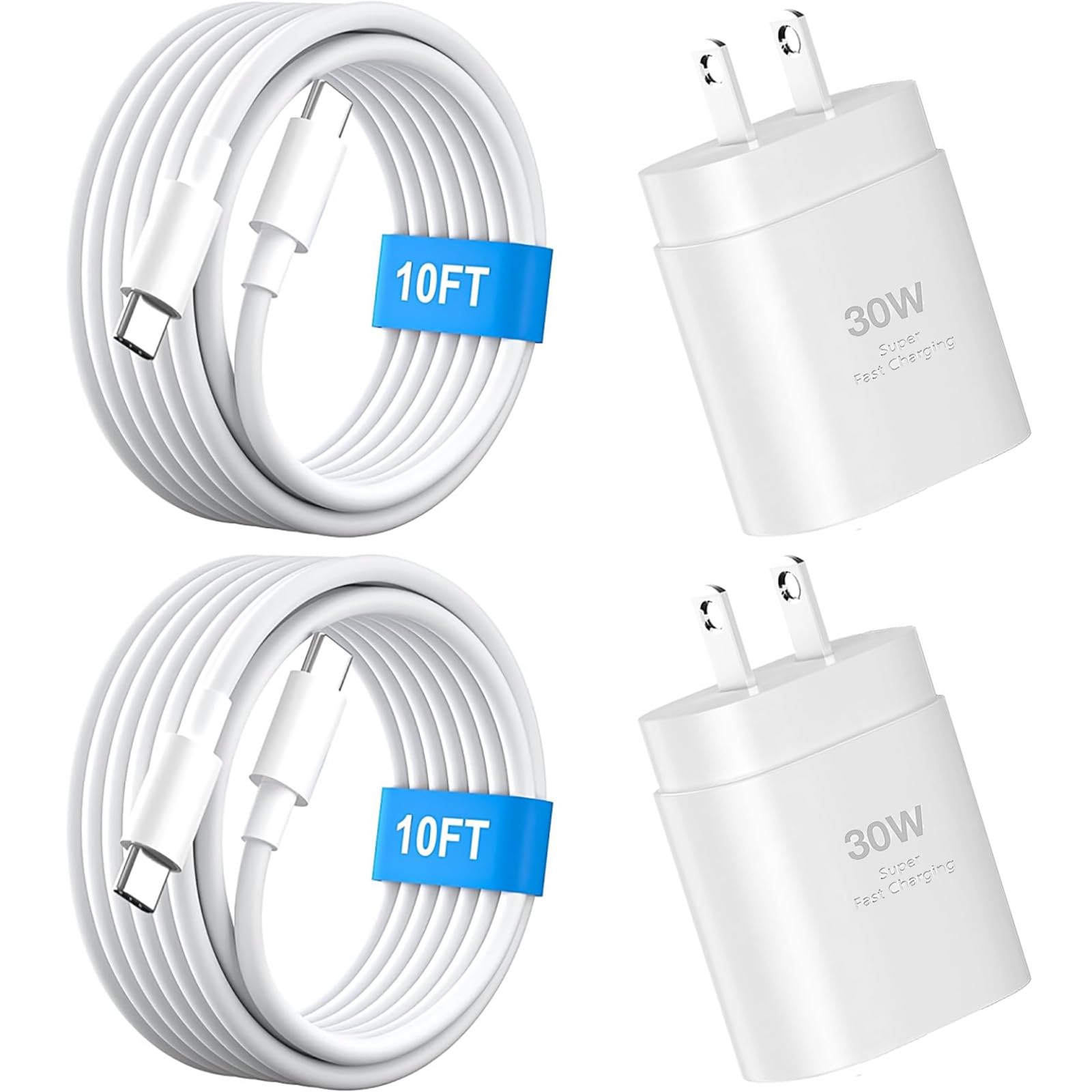 I Phone 16 15 Pro Charger Fast Charging,30W Usb C Super Fast Charger Block With 10Ft Long Type C For I-Phone 16/16 Pro/16 Pro Ma