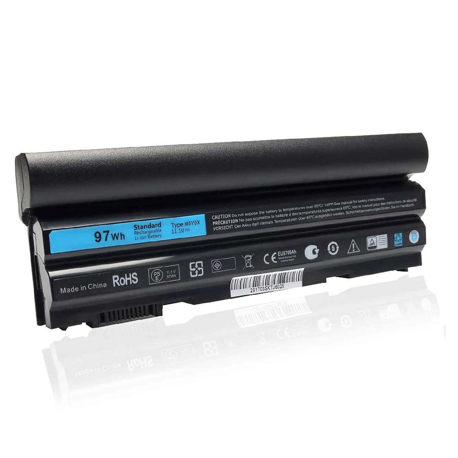 Lqm 11.1V 97Wh 9Cell New Laptop Battery For Dell Latitude E6420 E6430 E6520 E6530 E5420 E5520 E5430 E5530,Compatible P/N: M5Y0X