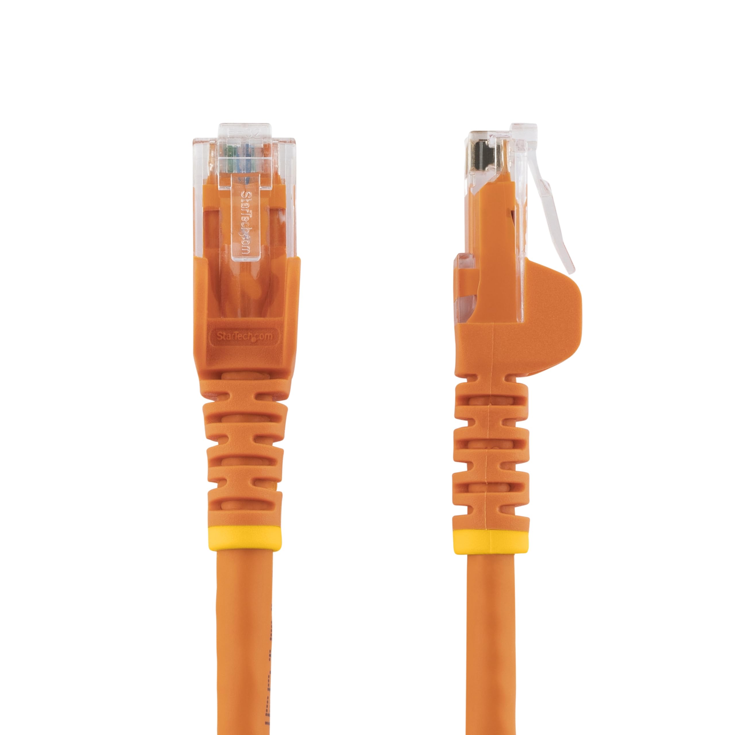 Startech.Com 75Ft Cat6 Ethernet Cable   Orange Cat 6 Gigabit Ethernet Wire   650Mhz 100W Poe Rj45 Utp Network/Patch Cord Snagles